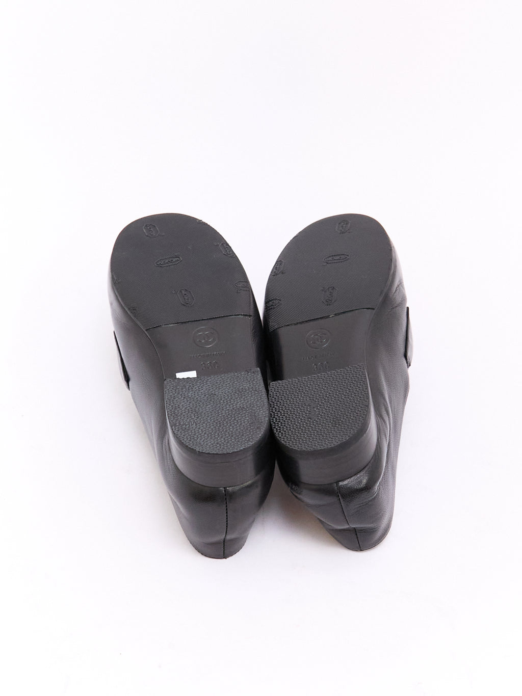 Chanel Black Chain CC Loafer 36