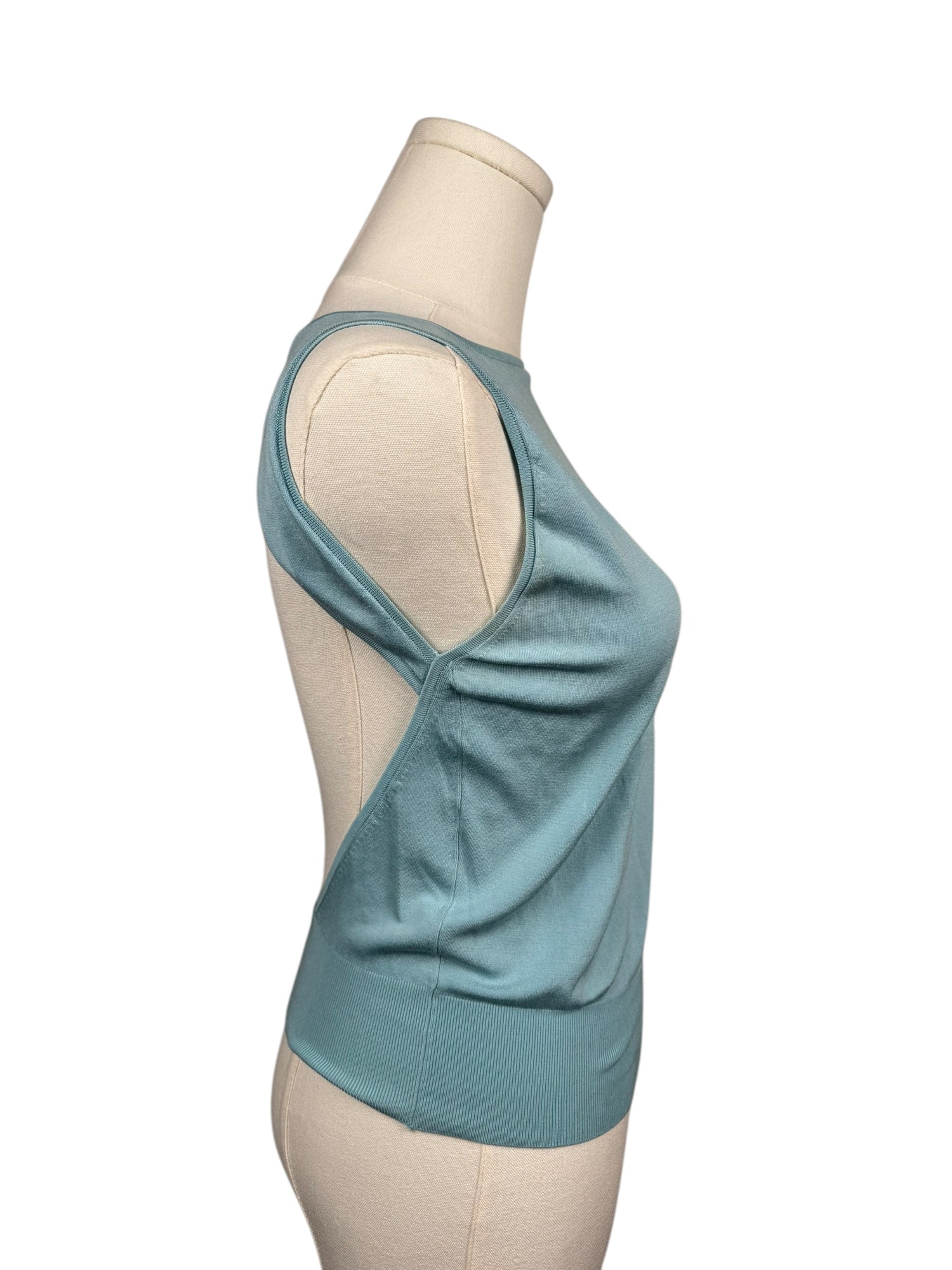 Gucci by Tom Ford Blue Open Back Tank Top