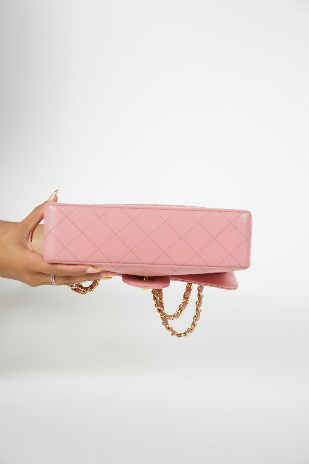 Chanel Lambskin Baby Pink Double Flap Bag