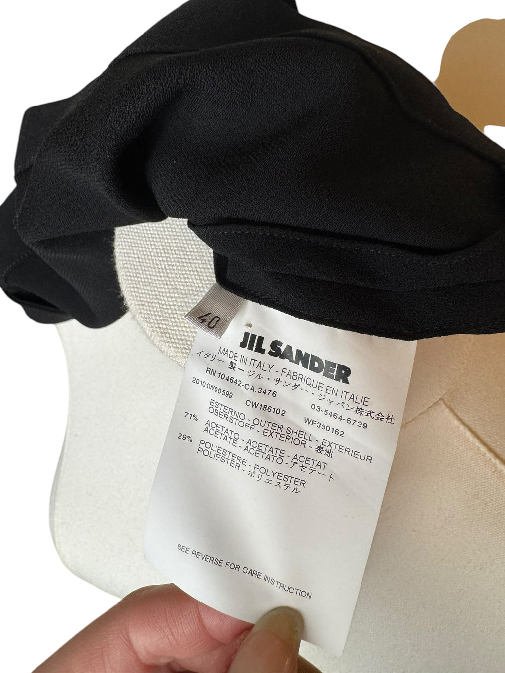 Jil Sander Black Top