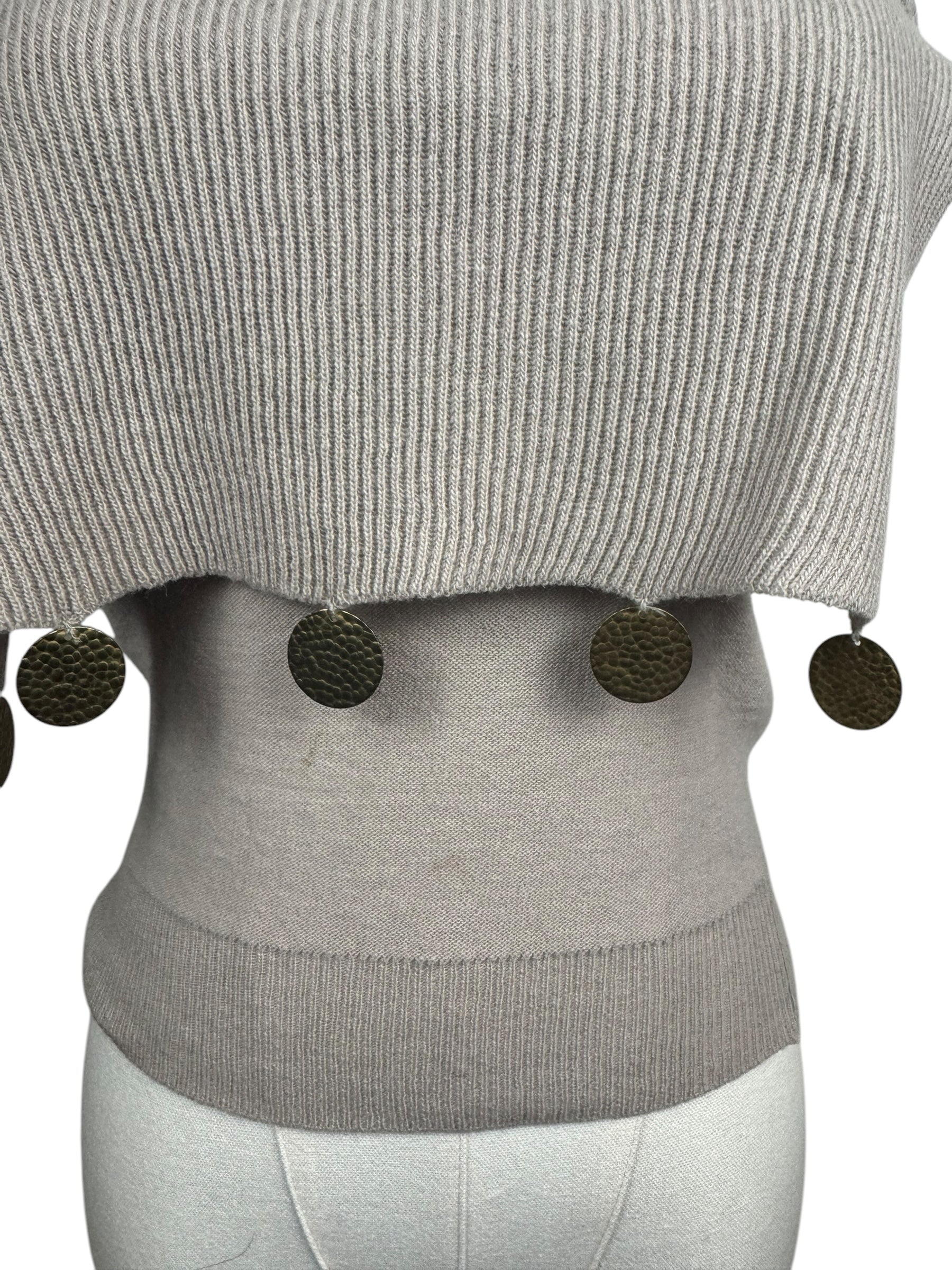 Vintage Sonia Rykiel Embellished Knit Tank