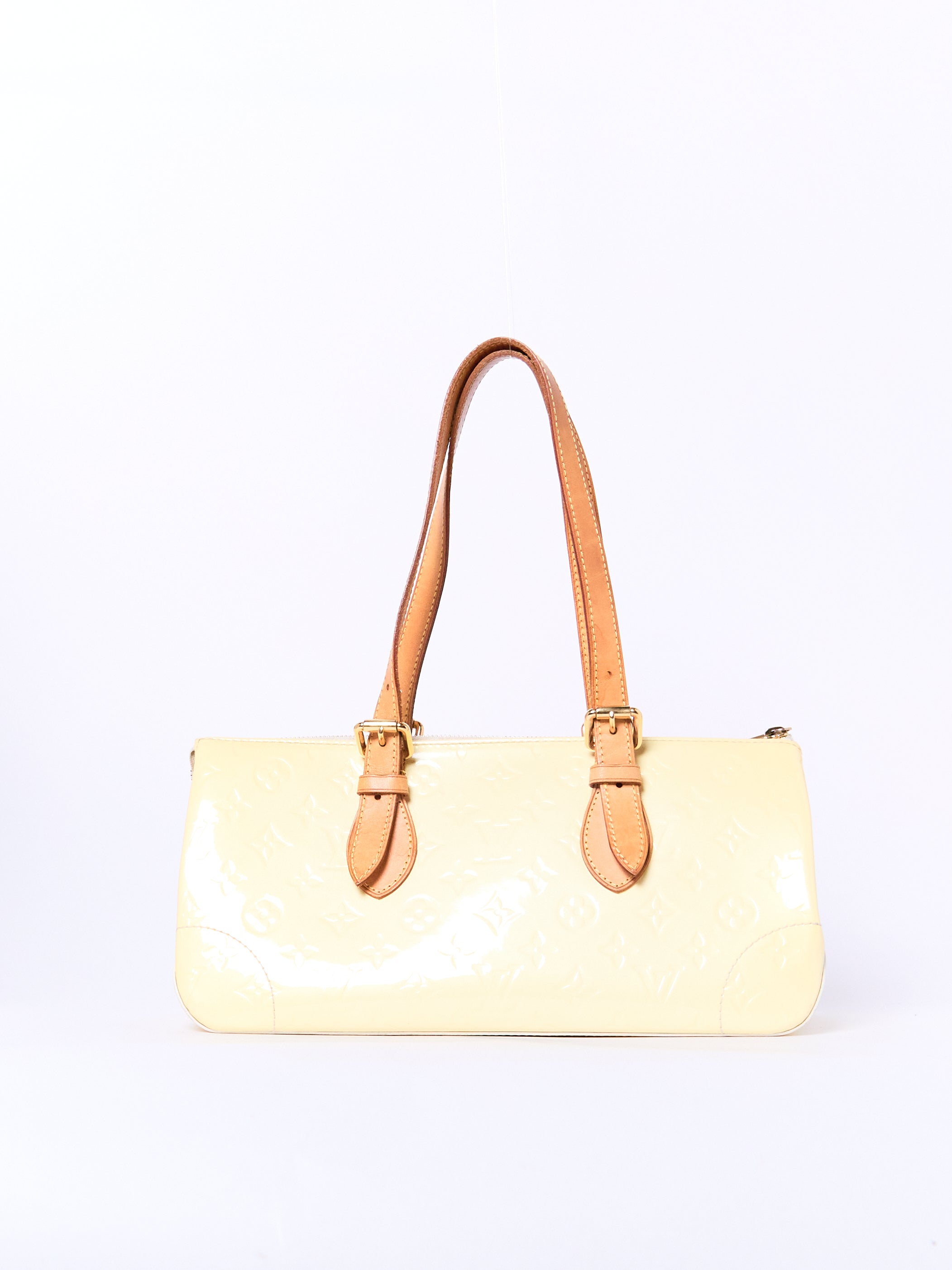 Louis Vuitton Yellow Vernis Leather Shoulder Bag