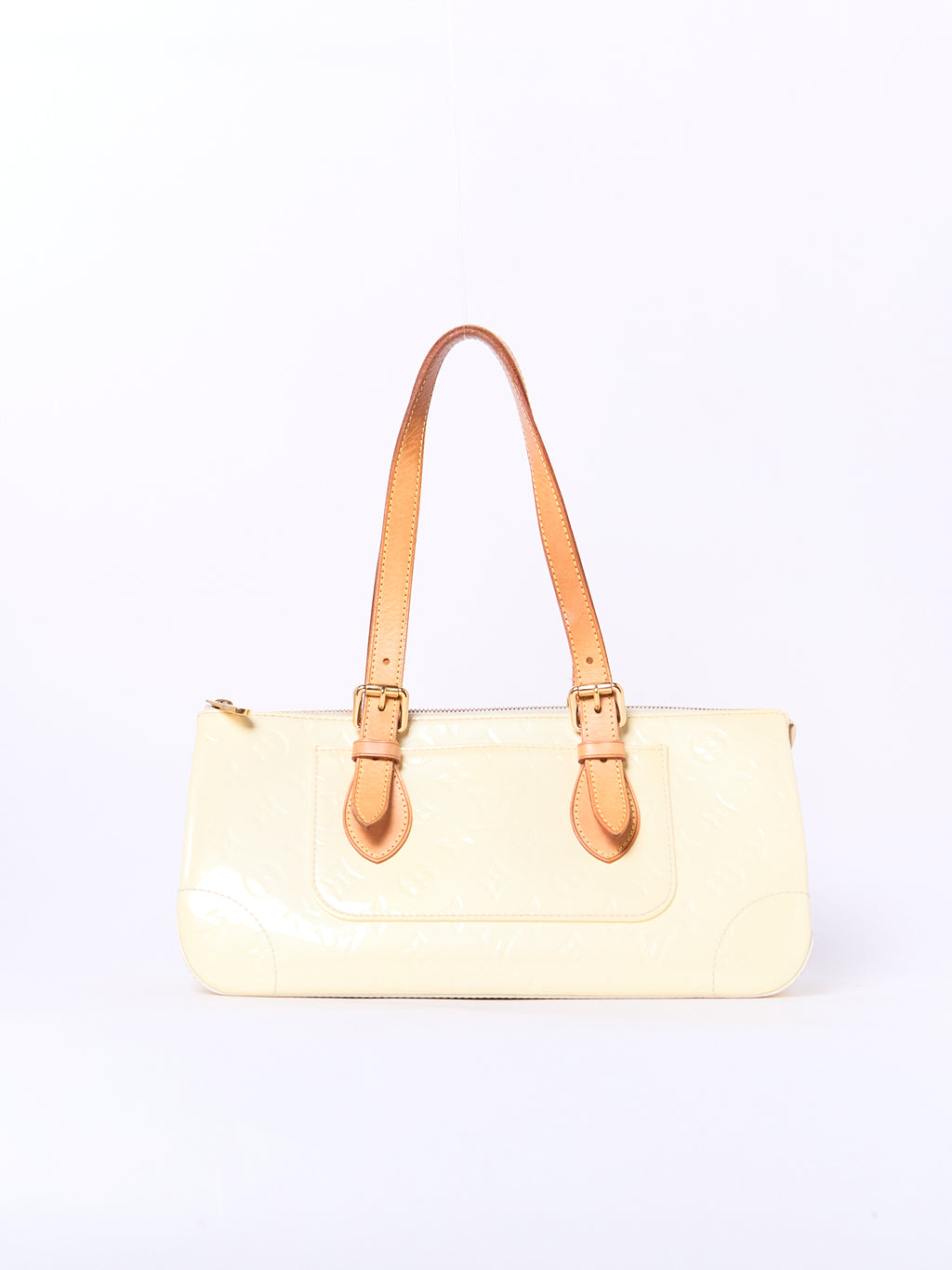 Louis Vuitton Yellow Vernis Leather Shoulder Bag
