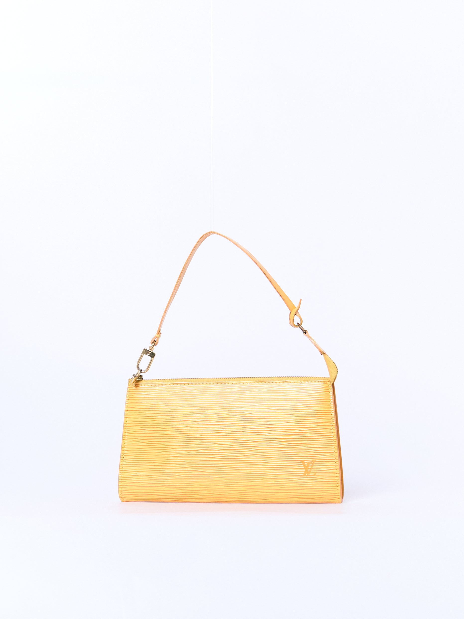 Louis Vuitton Yellow Epi Leather Pochette