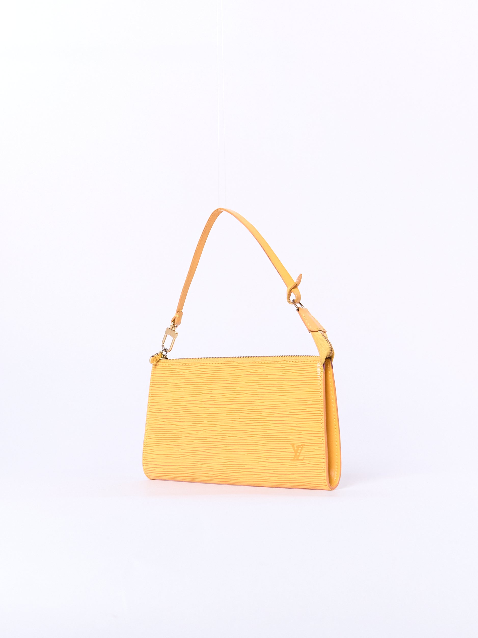 Louis Vuitton Yellow Epi Leather Pochette