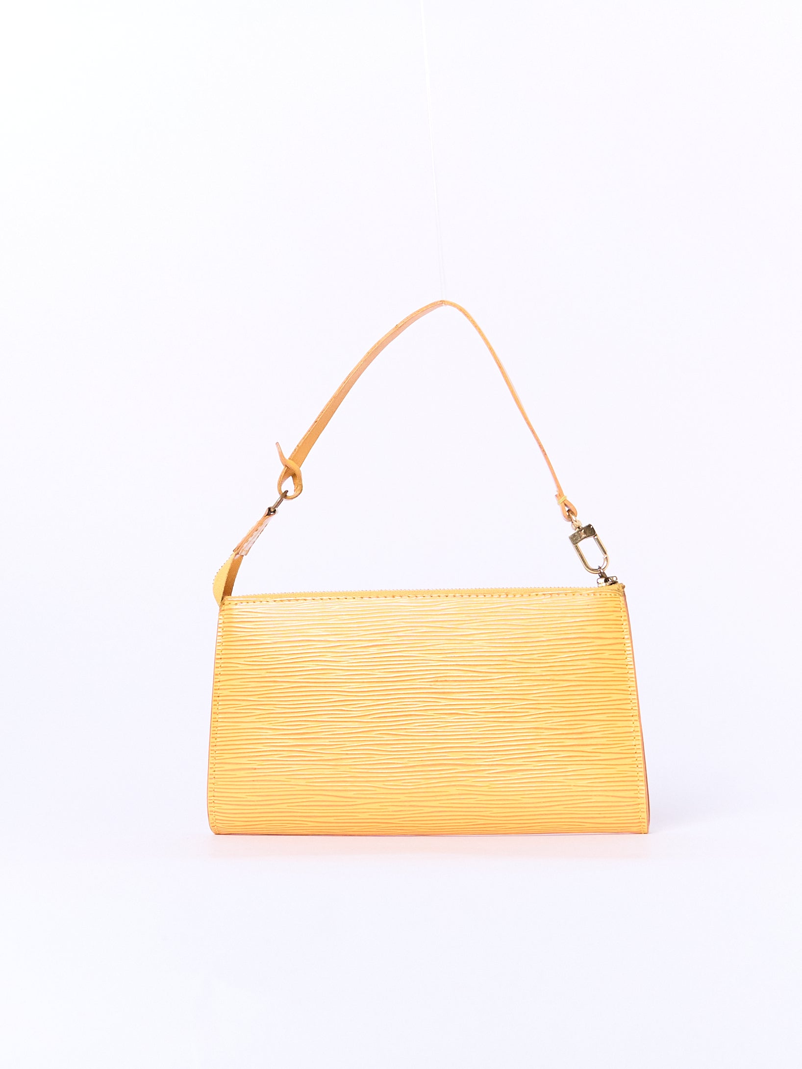 Louis Vuitton Yellow Epi Leather Pochette