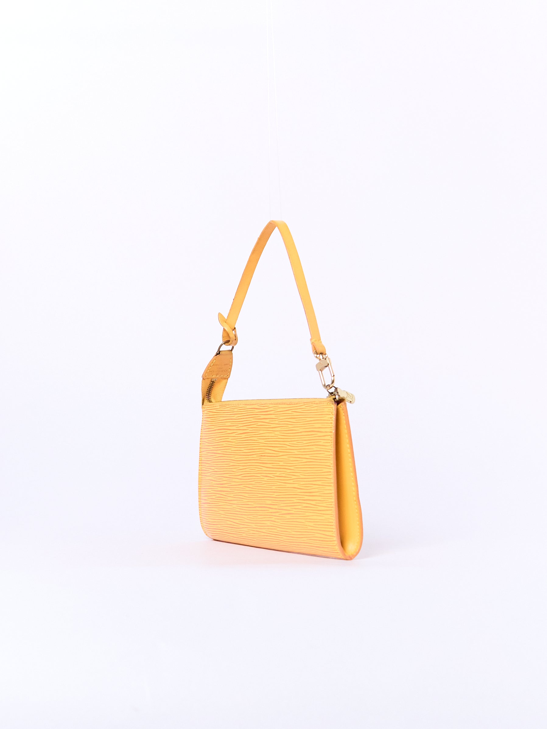 Louis Vuitton Yellow Epi Leather Pochette