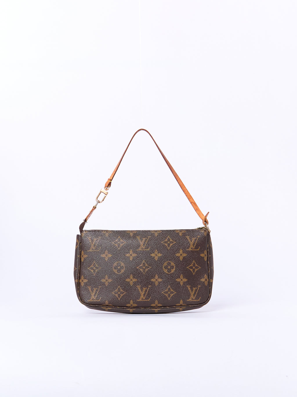 Louis Vuitton Pochette Brown Monogram Pouch