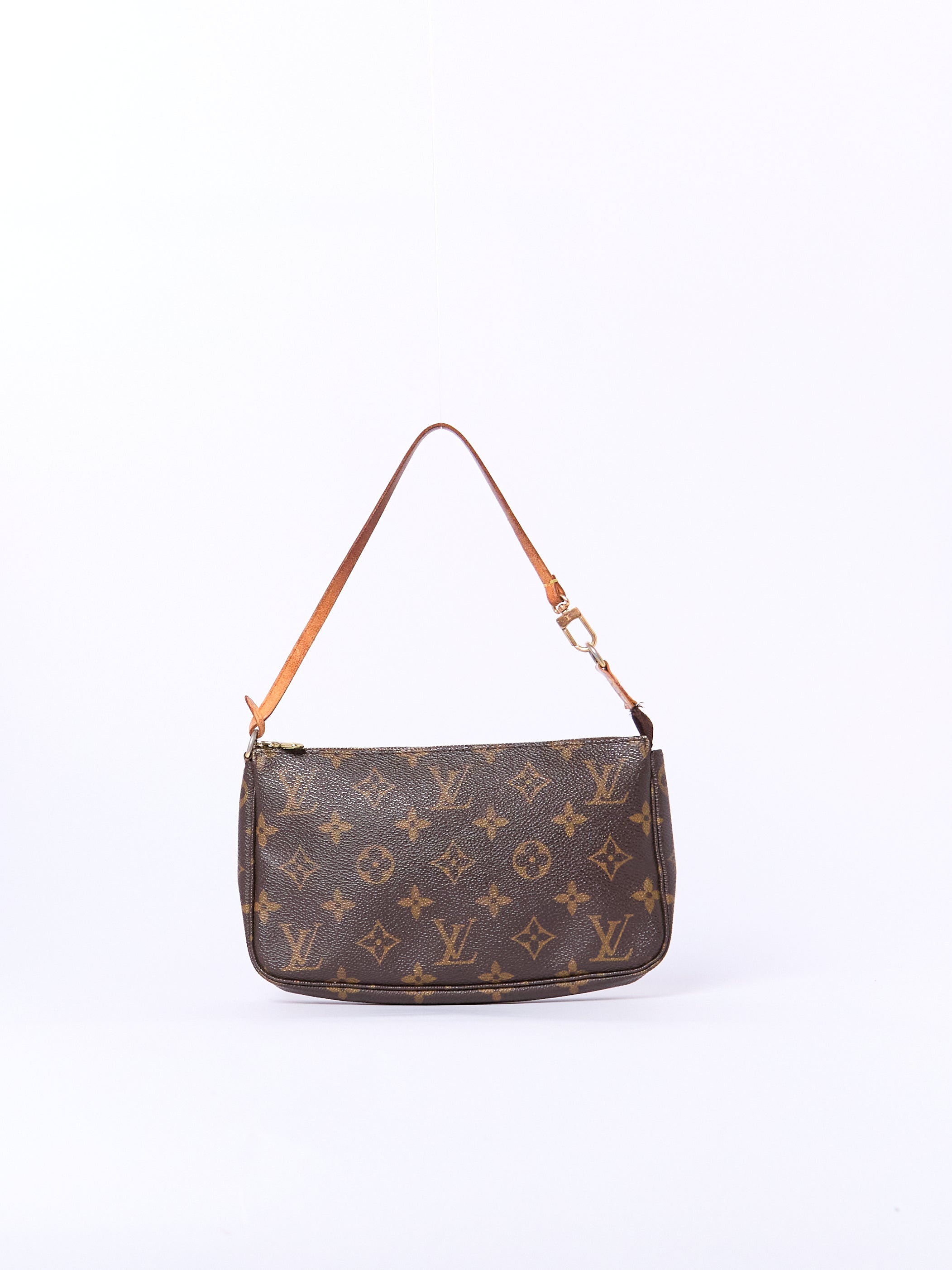 Louis Vuitton Pochette Brown Monogram Pouch