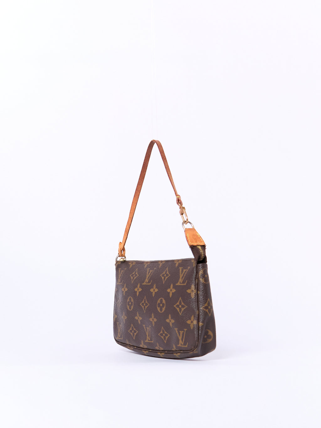 Louis Vuitton Pochette Brown Monogram Pouch