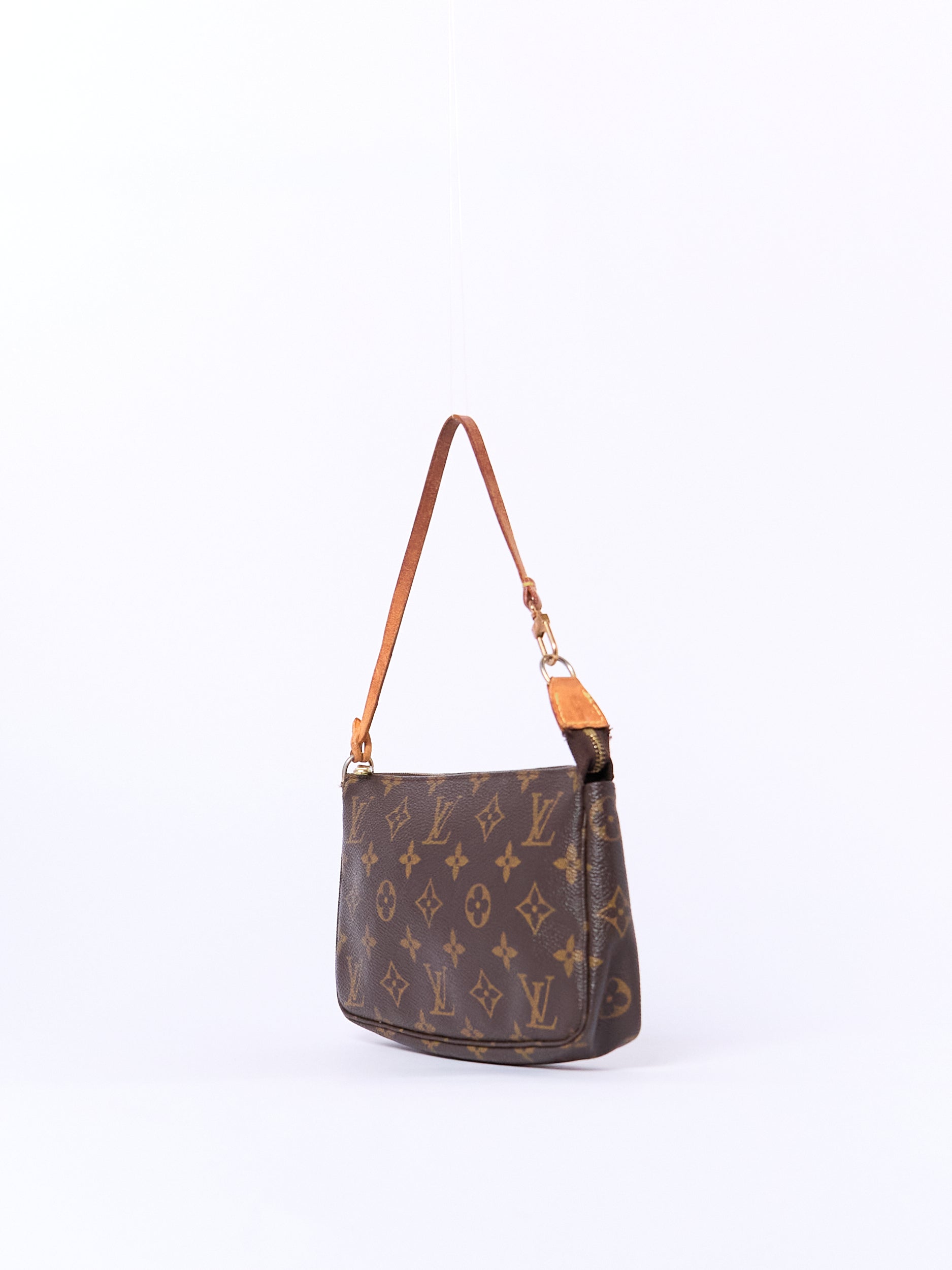 Louis Vuitton Pochette Brown Monogram Pouch