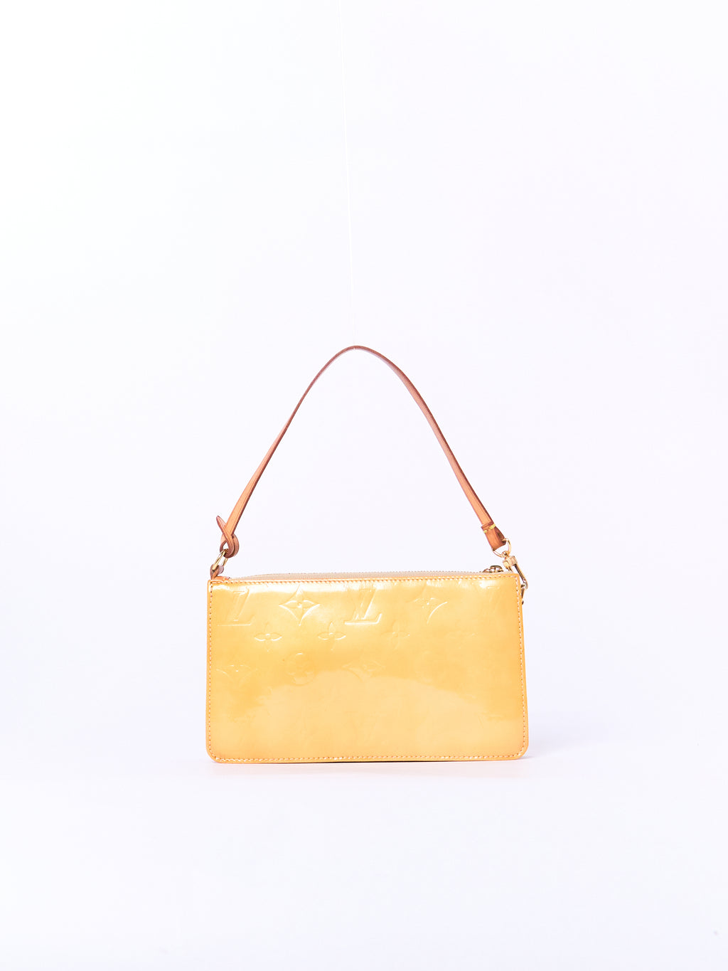 Louis Vuitton Yellow Monogram Vernis Pochette