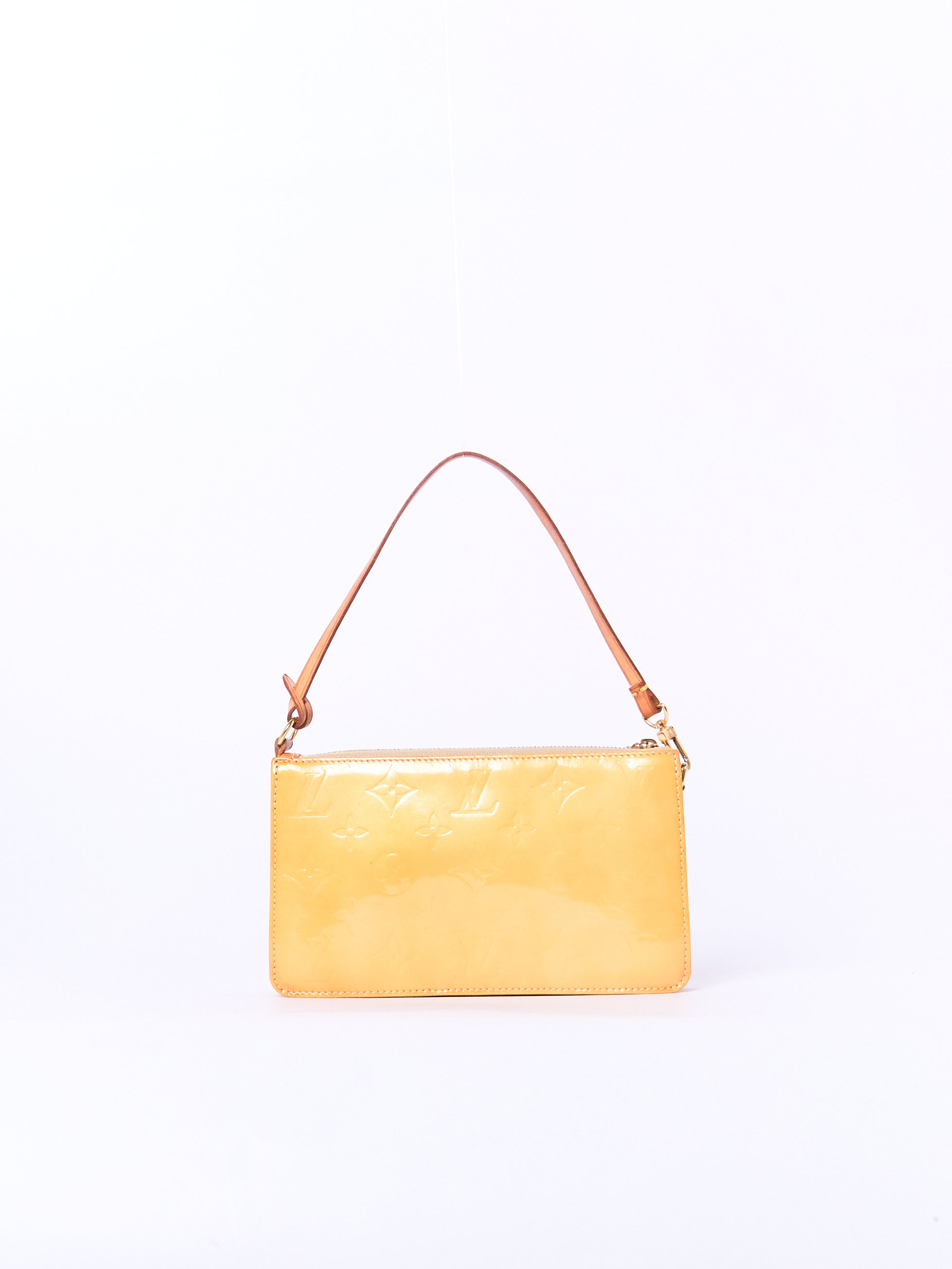 Louis Vuitton Yellow Monogram Vernis Pochette