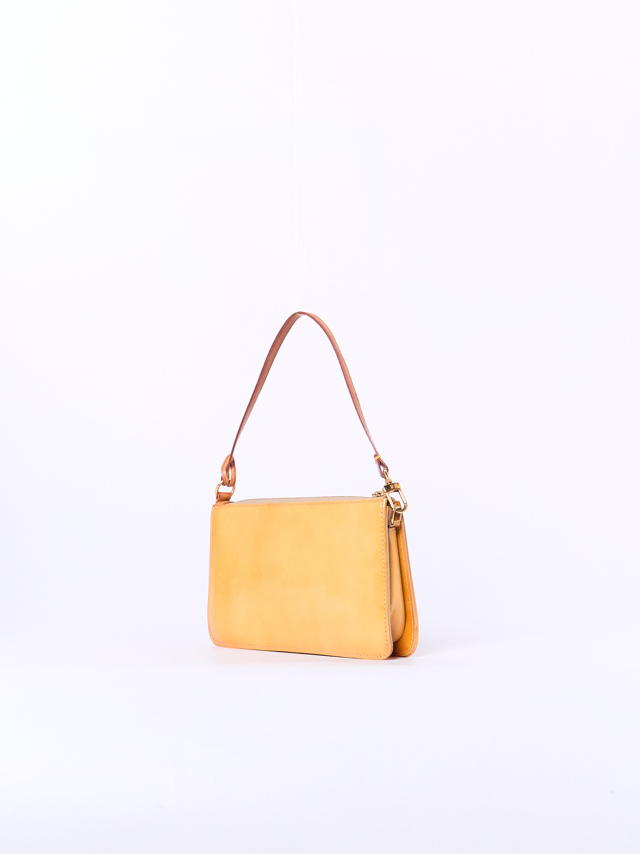 Louis Vuitton Yellow Monogram Vernis Pochette