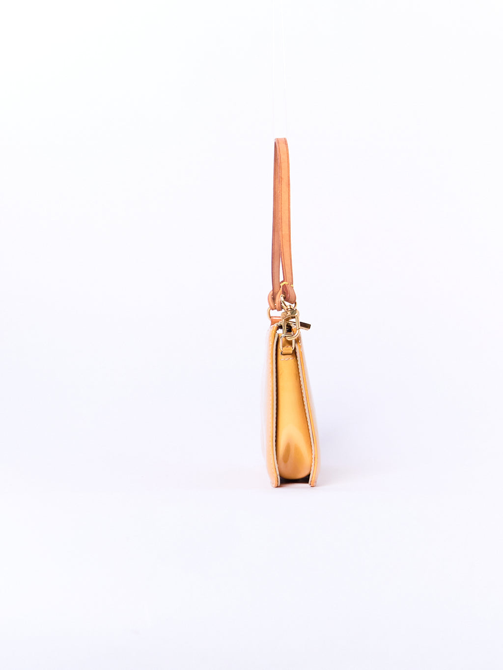 Louis Vuitton Yellow Monogram Vernis Pochette