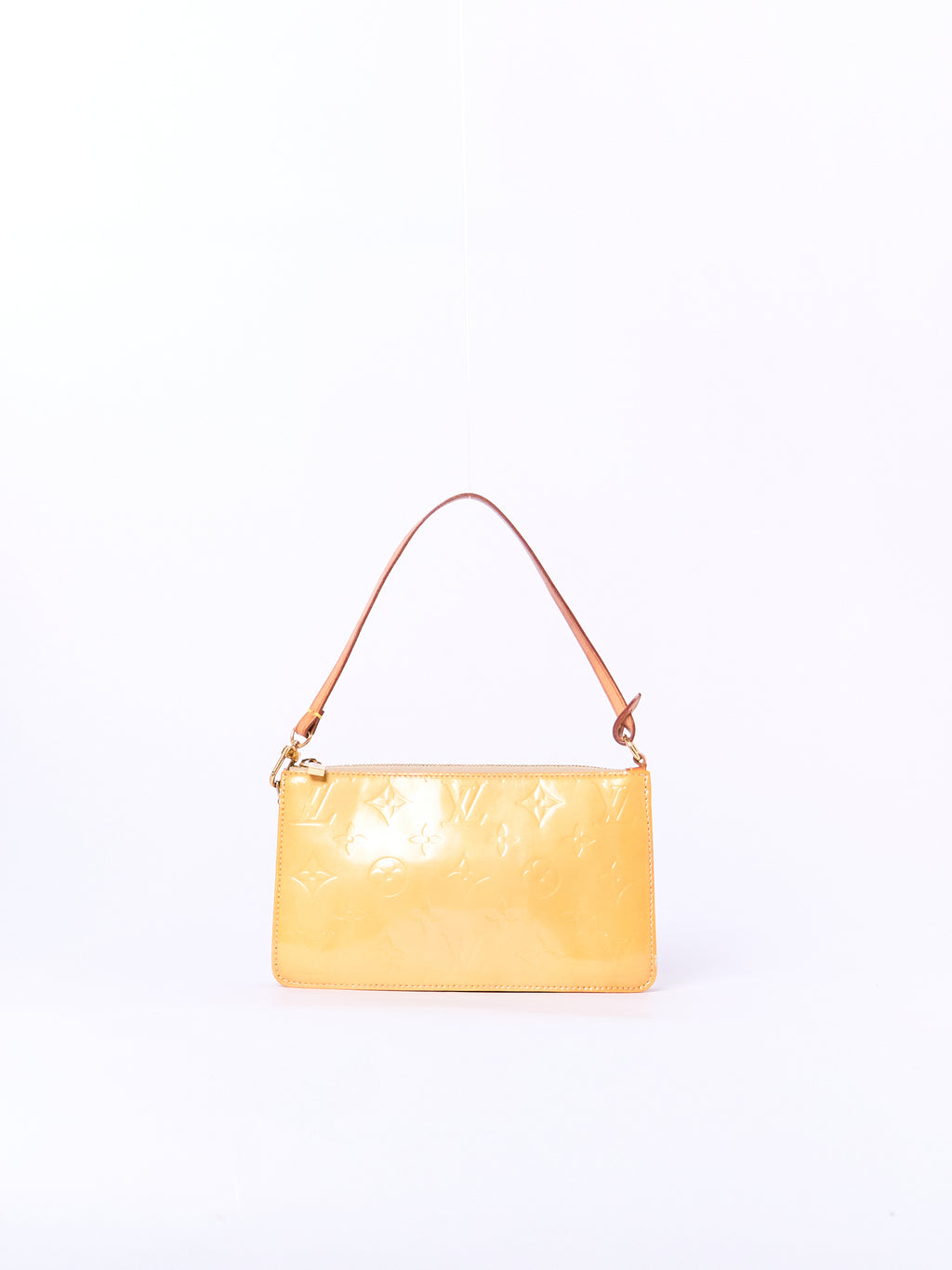 Louis Vuitton Yellow Monogram Vernis Pochette