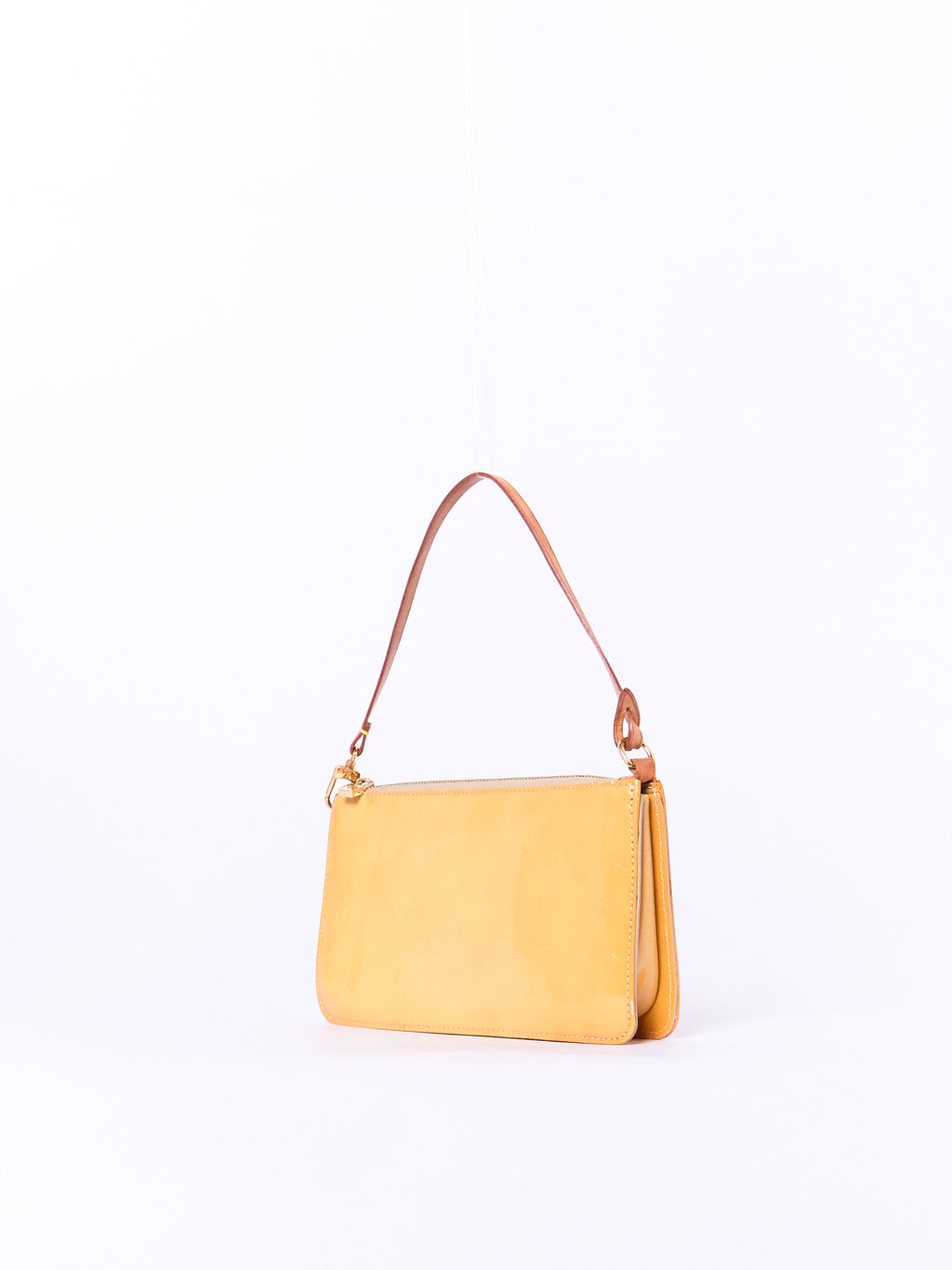 Louis Vuitton Yellow Monogram Vernis Pochette