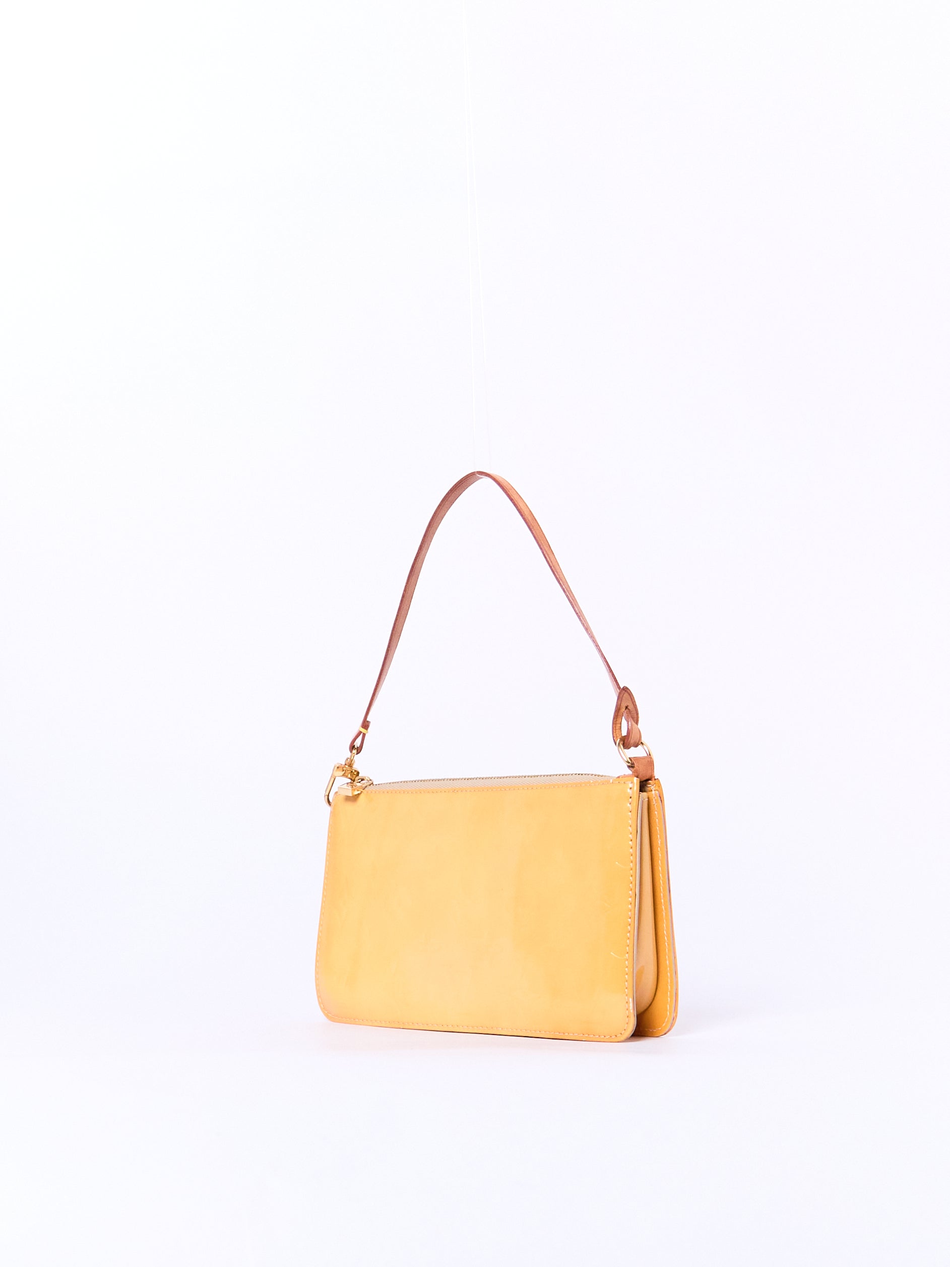 Louis Vuitton Yellow Monogram Vernis Pochette