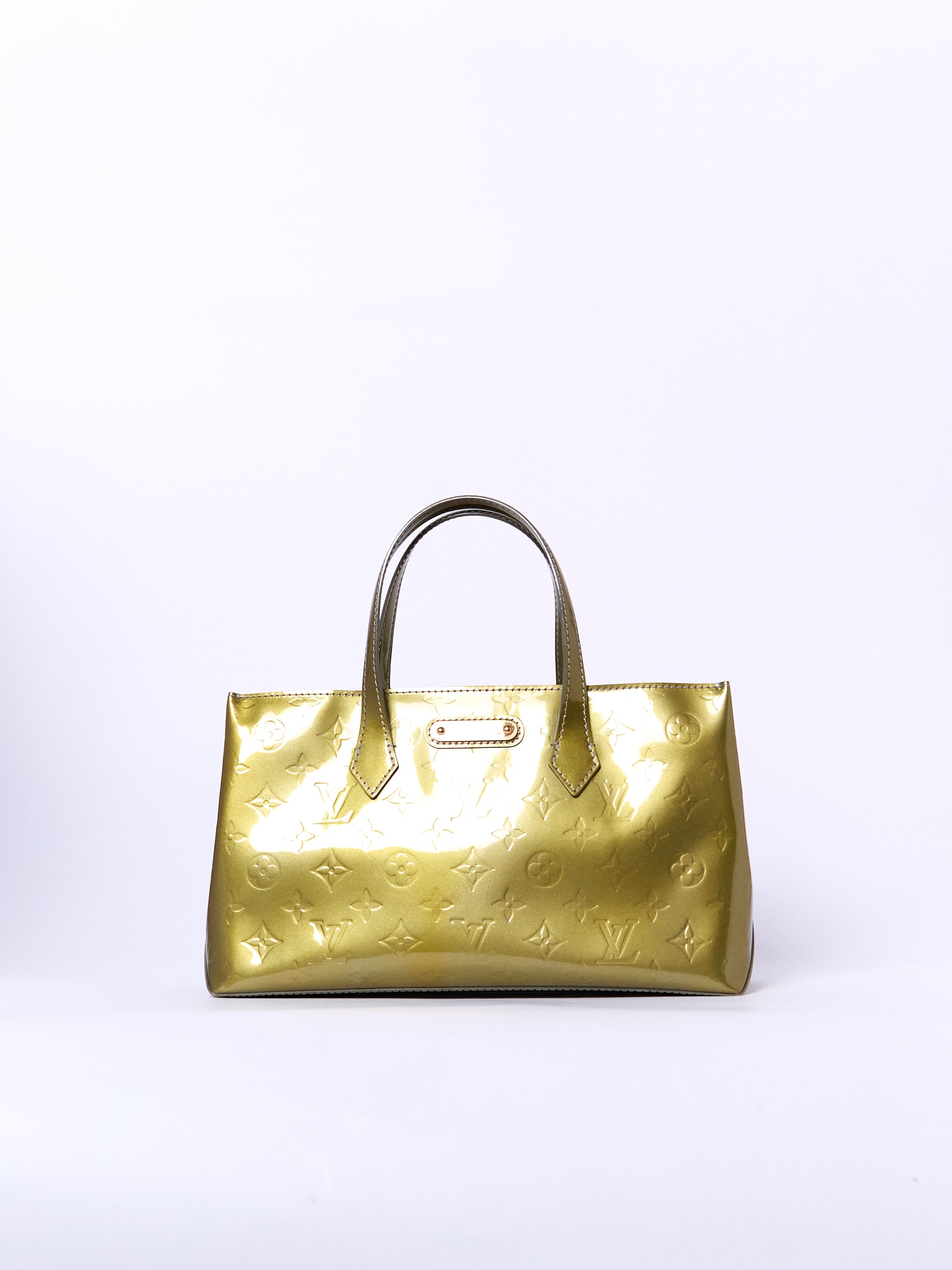 Louis Vuitton Green Vernis Tote