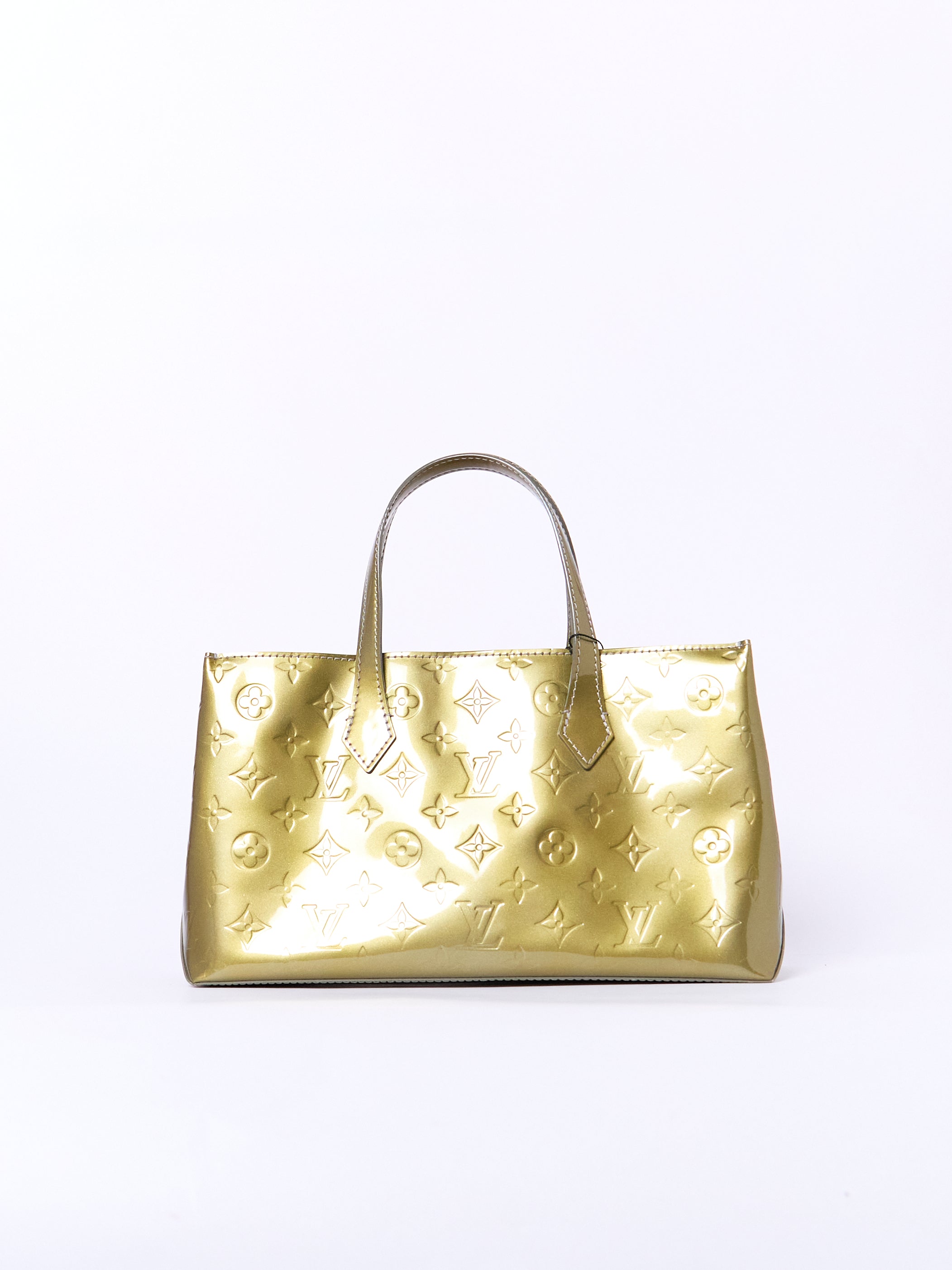 Louis Vuitton Green Vernis Tote