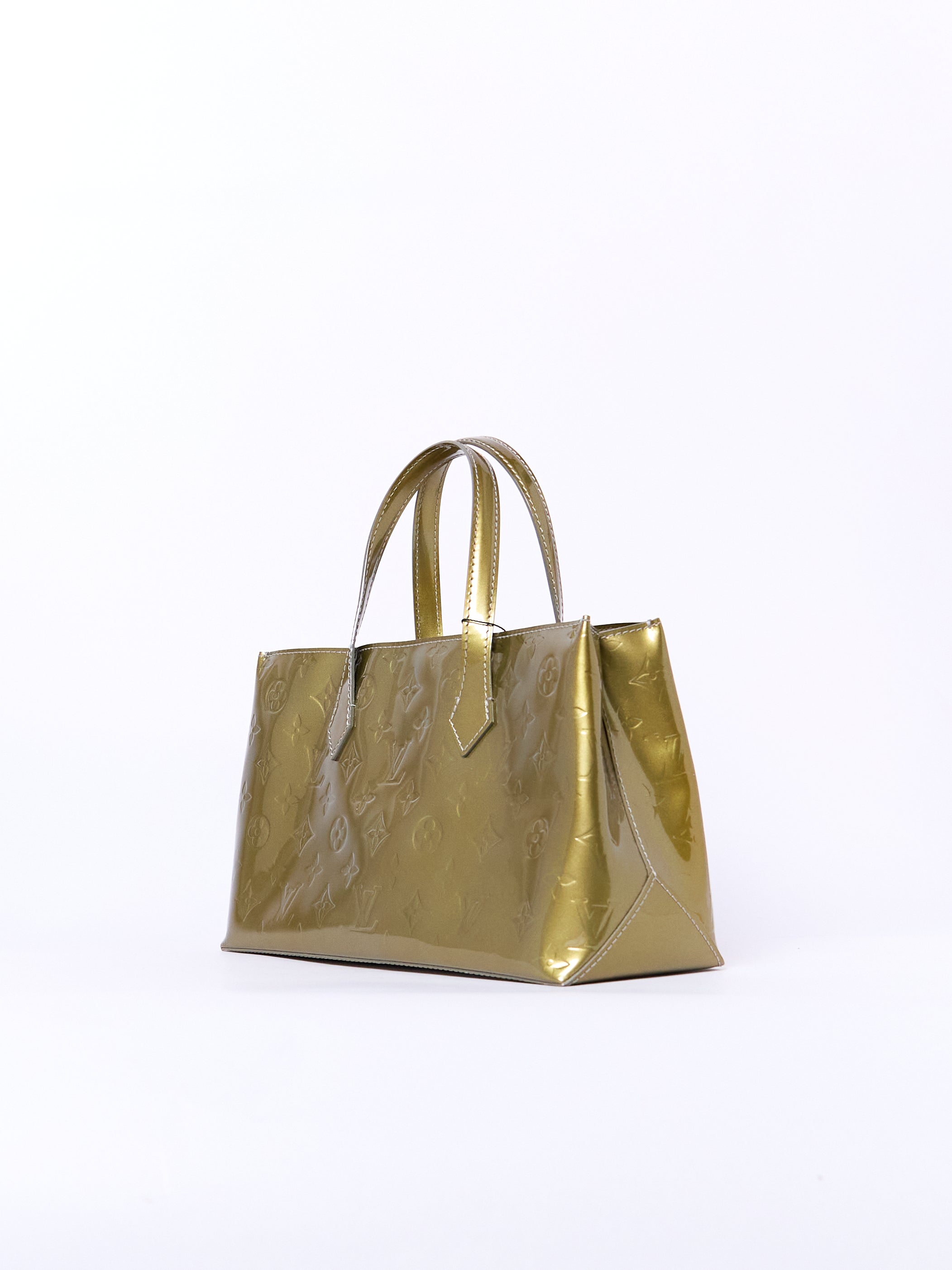 Louis Vuitton Green Vernis Tote