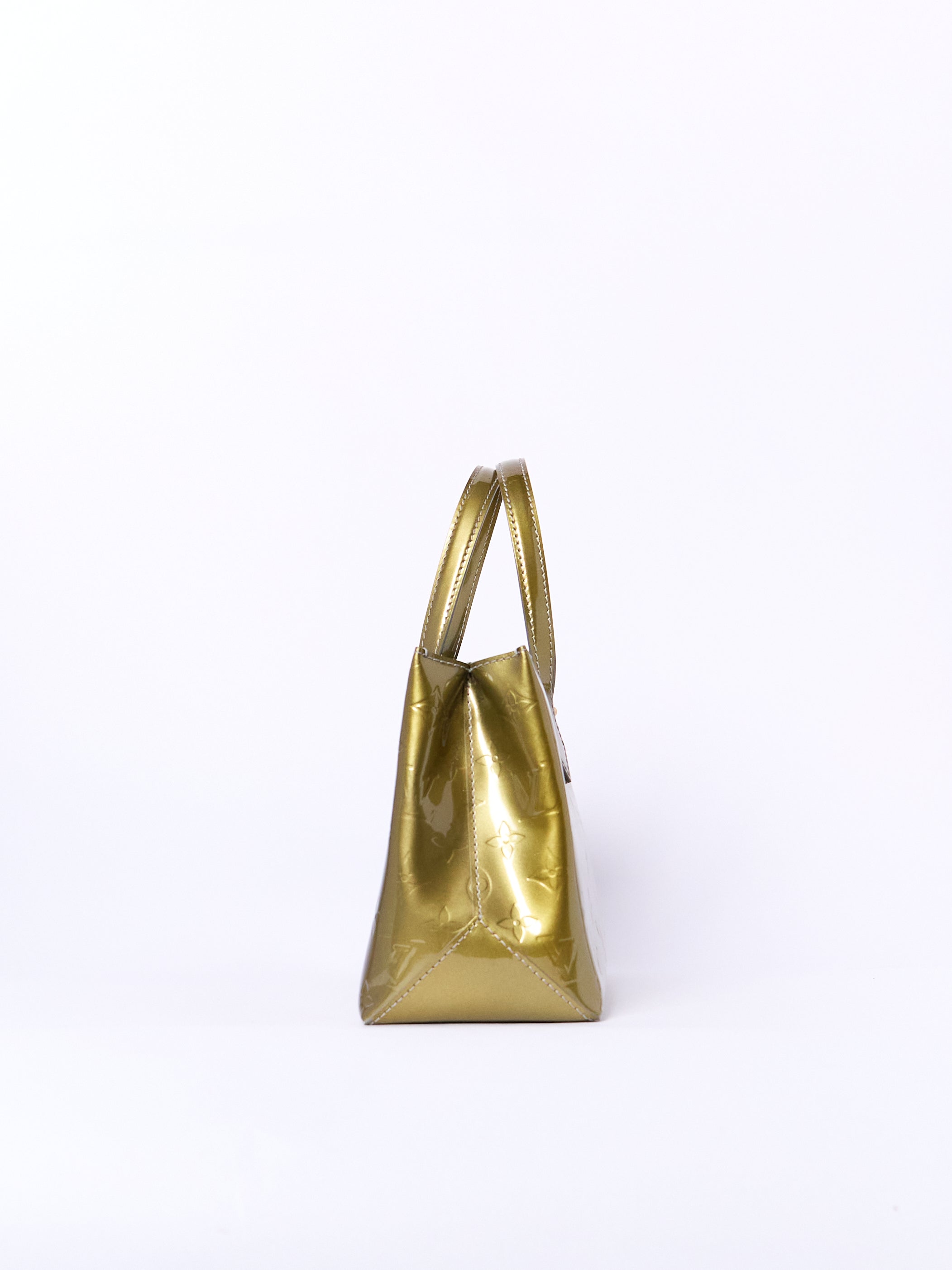 Louis Vuitton Green Vernis Tote