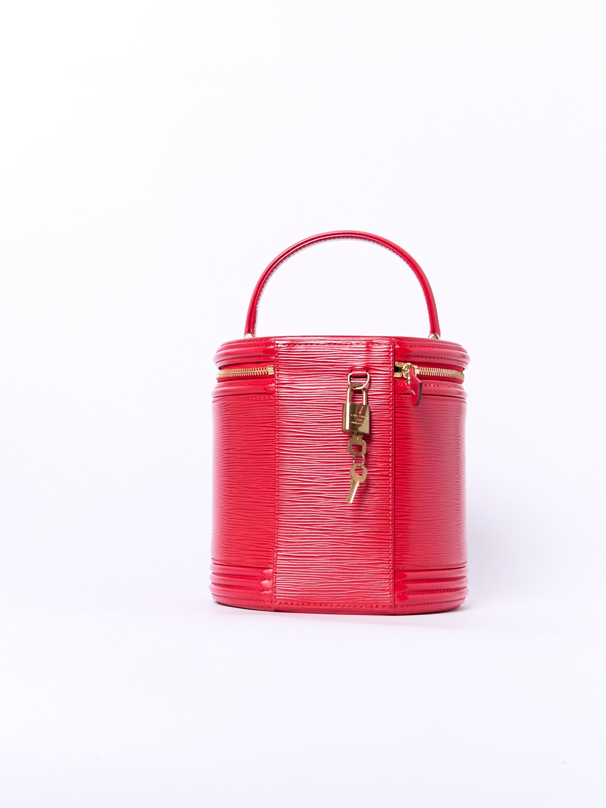 Louis Vuitton Red Epi Leather Cannes Bag