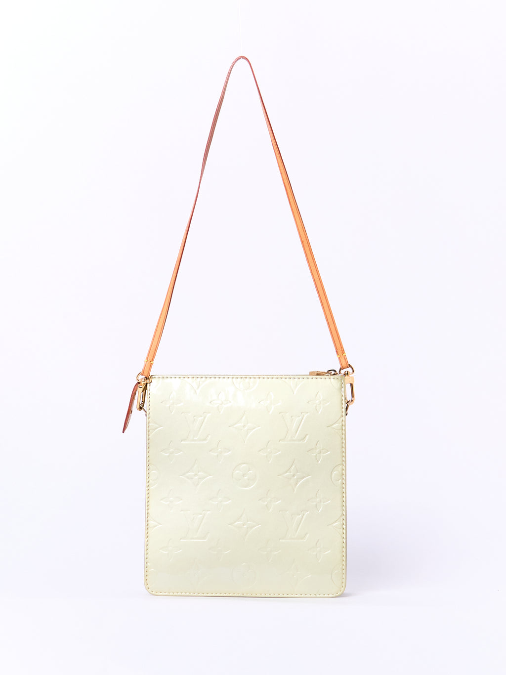 Louis Vuitton Green Vernis Shoulder Pochette