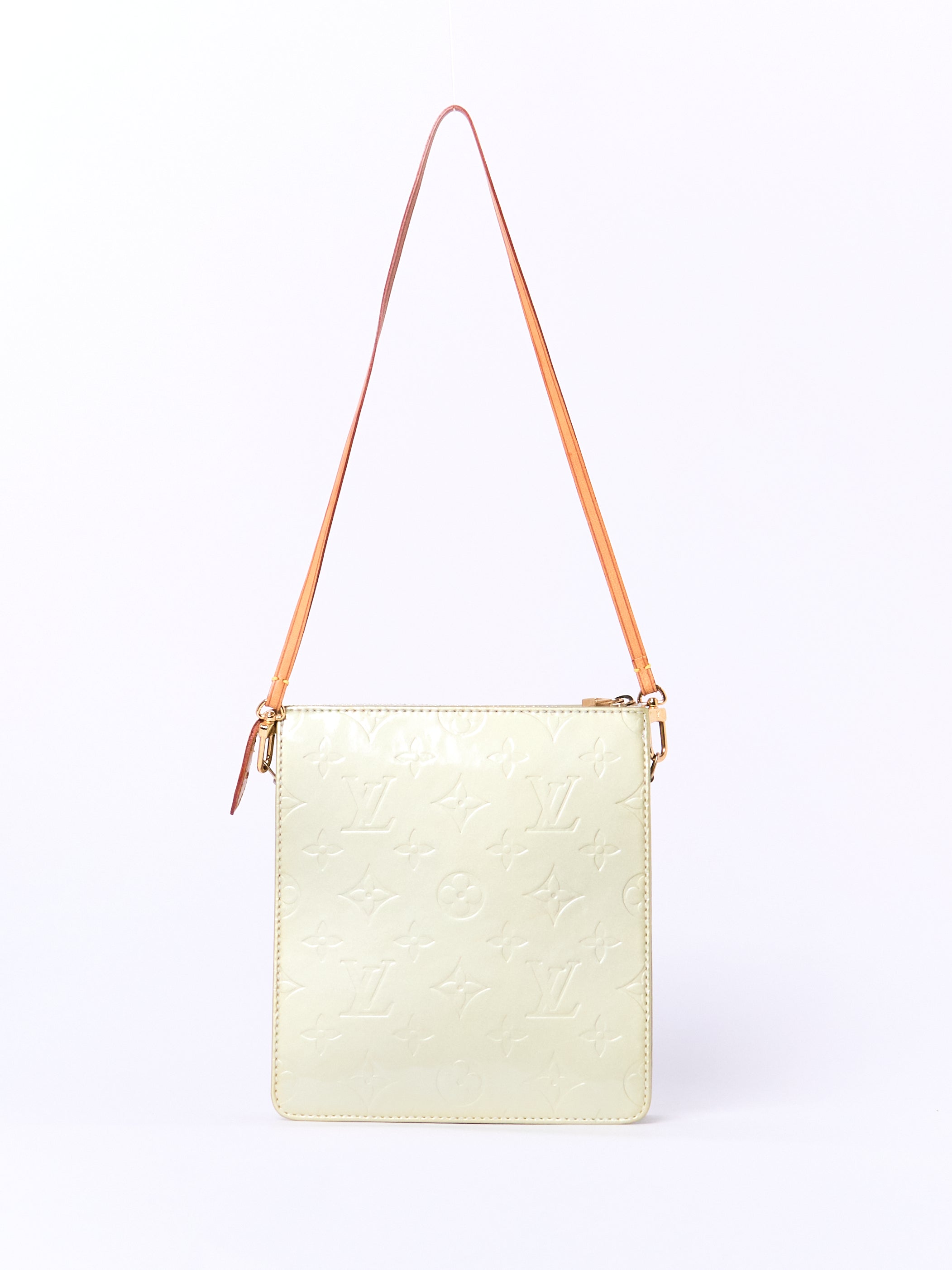 Louis Vuitton Green Vernis Shoulder Pochette