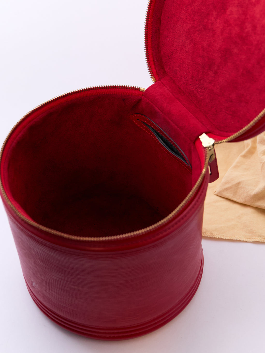 Louis Vuitton Red Epi Leather Cannes Bag