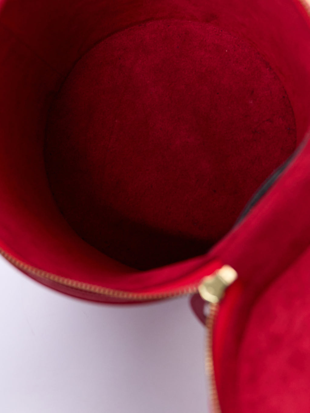 Louis Vuitton Red Epi Leather Cannes Bag