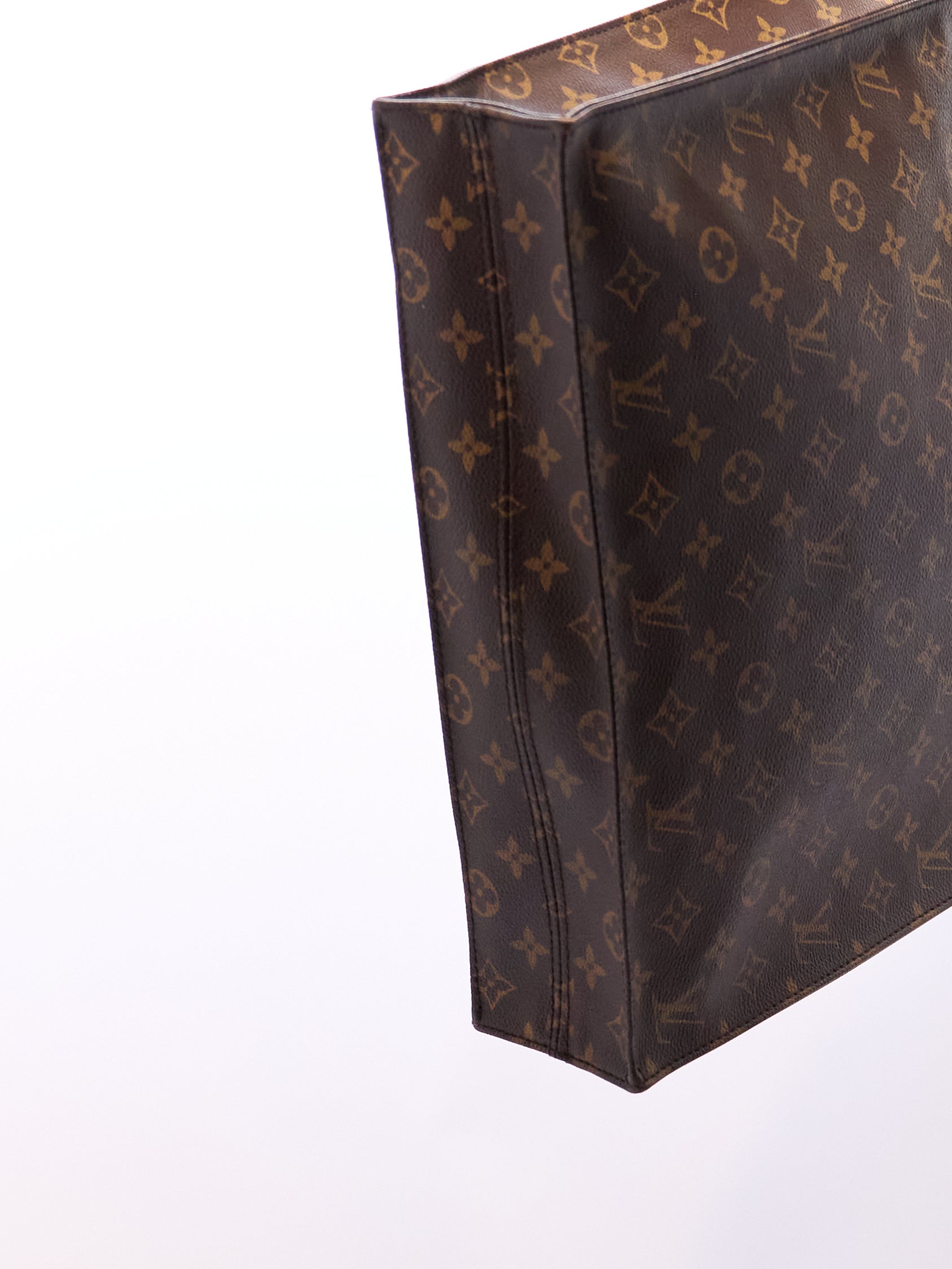 Louis Vuitton Sac Plat Brown Monogram Tote Bag