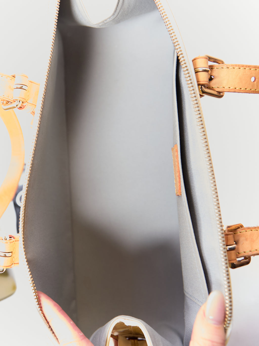 Louis Vuitton Yellow Vernis Leather Shoulder Bag
