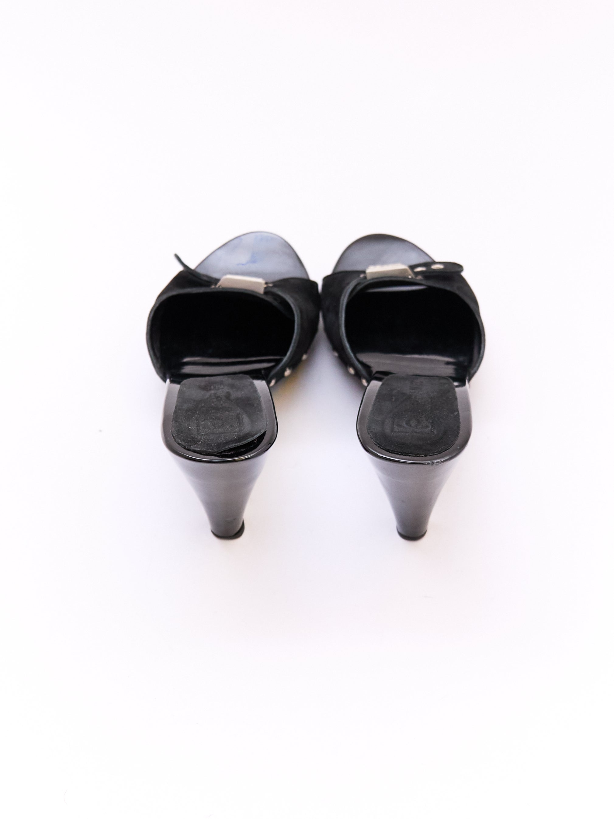 Chanel Black CC Sport Mule Size 39
