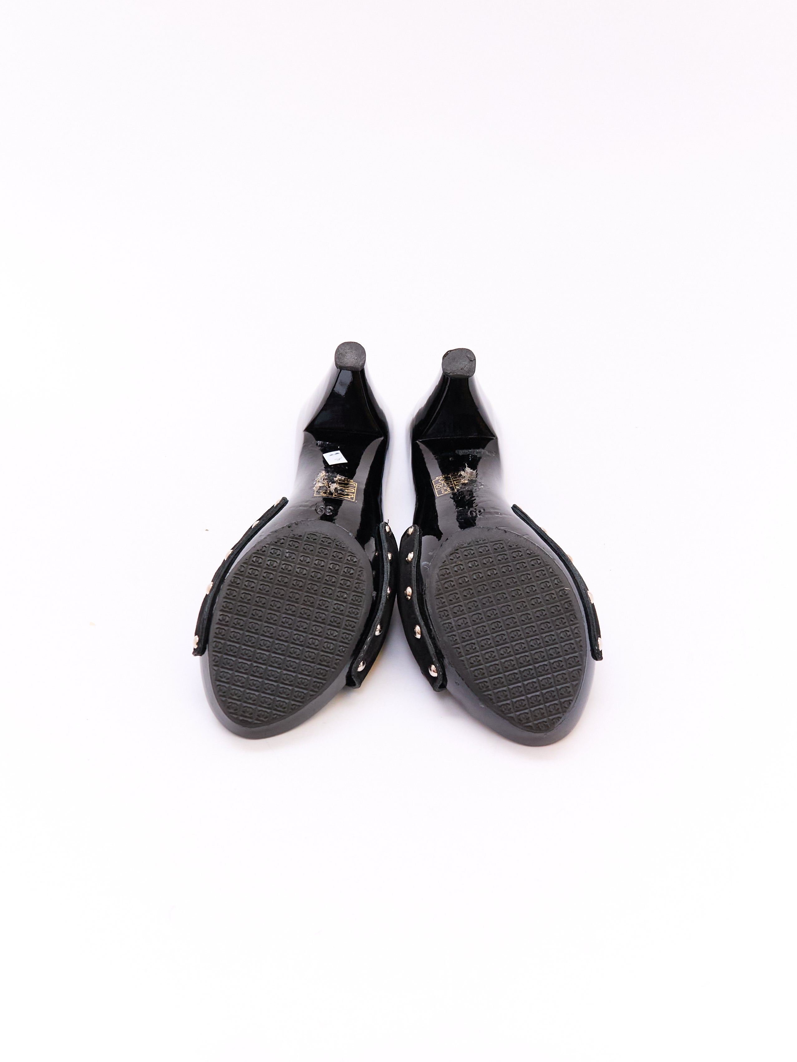 Chanel Black CC Sport Mule Size 39