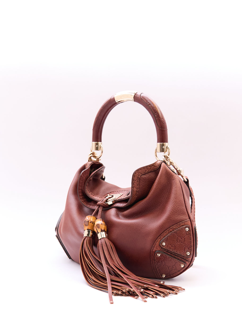Gucci Brown Leather Indy Bag