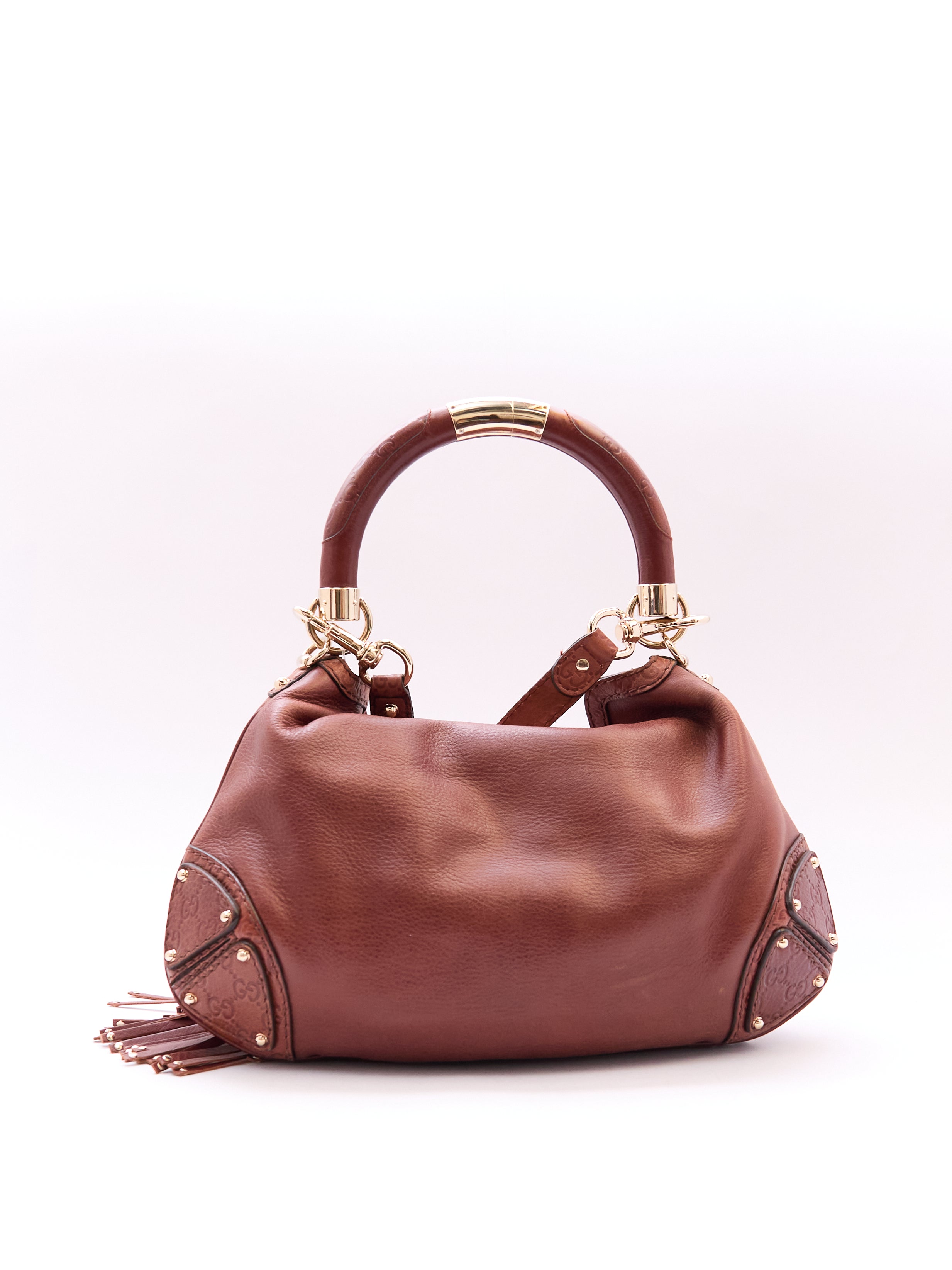 Gucci Brown Leather Indy Bag