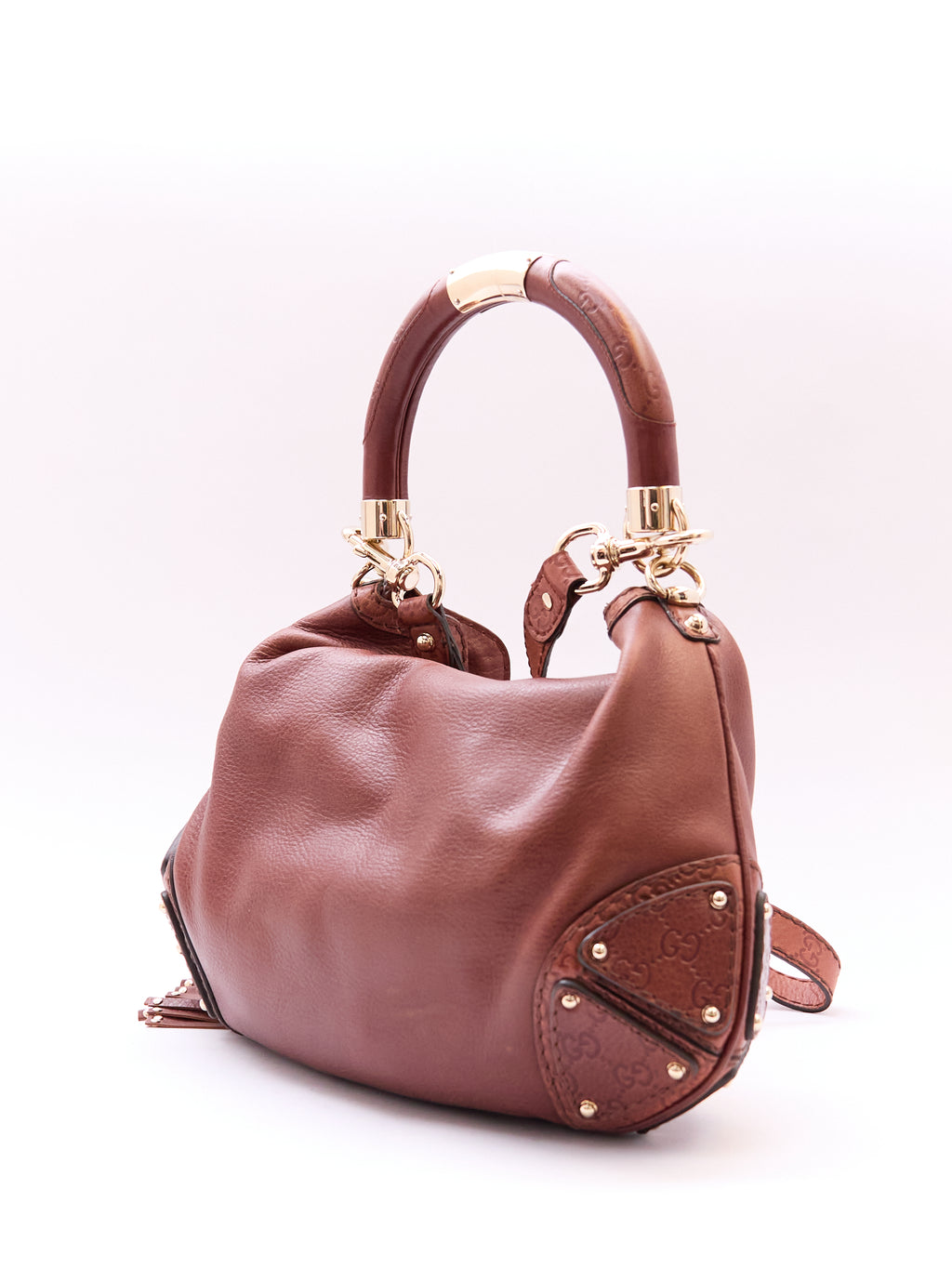 Gucci Brown Leather Indy Bag