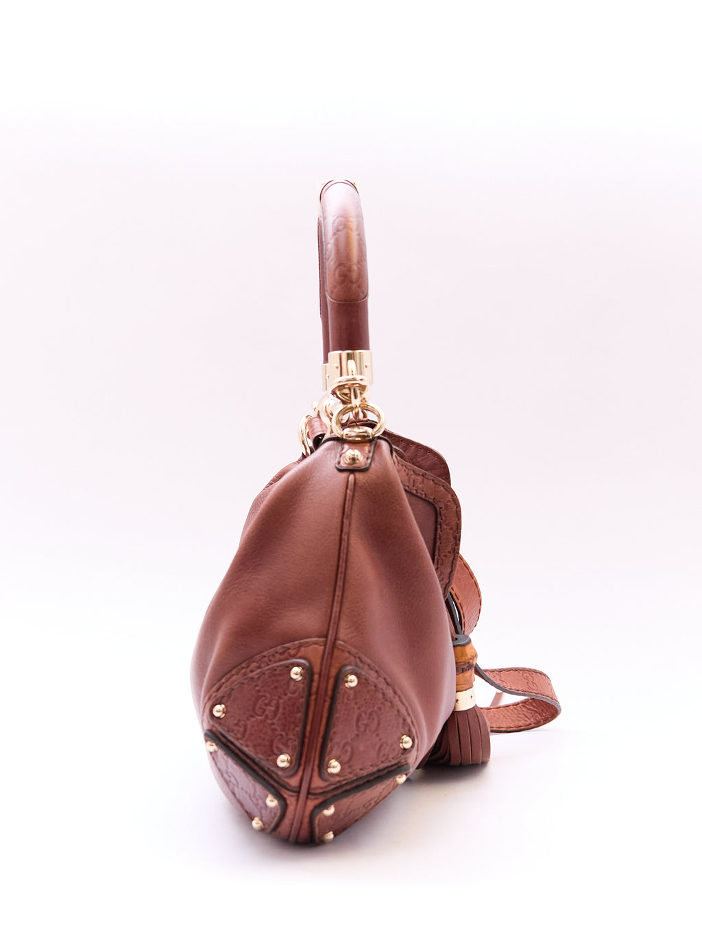 Gucci Brown Leather Indy Bag