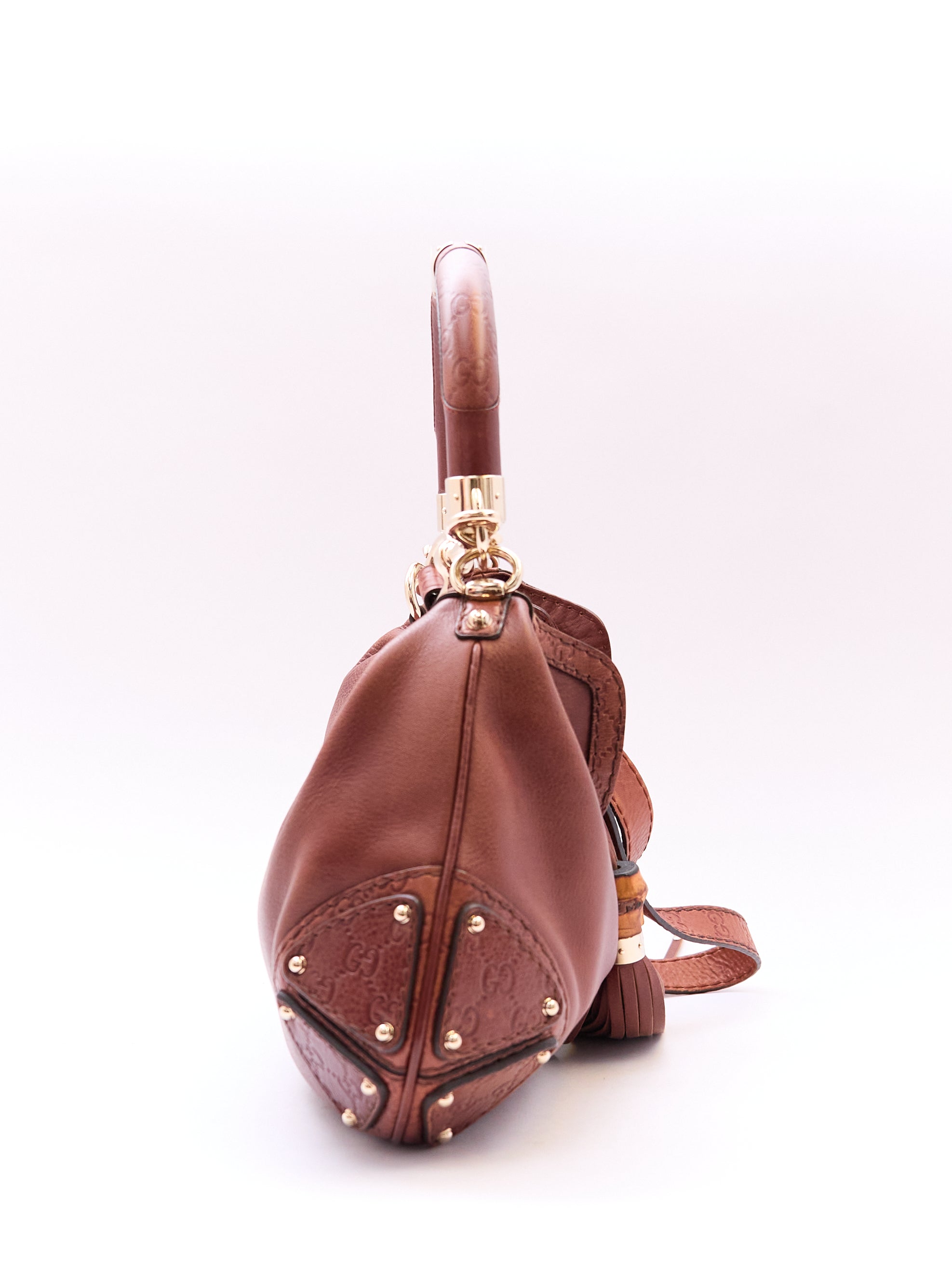 Gucci Brown Leather Indy Bag