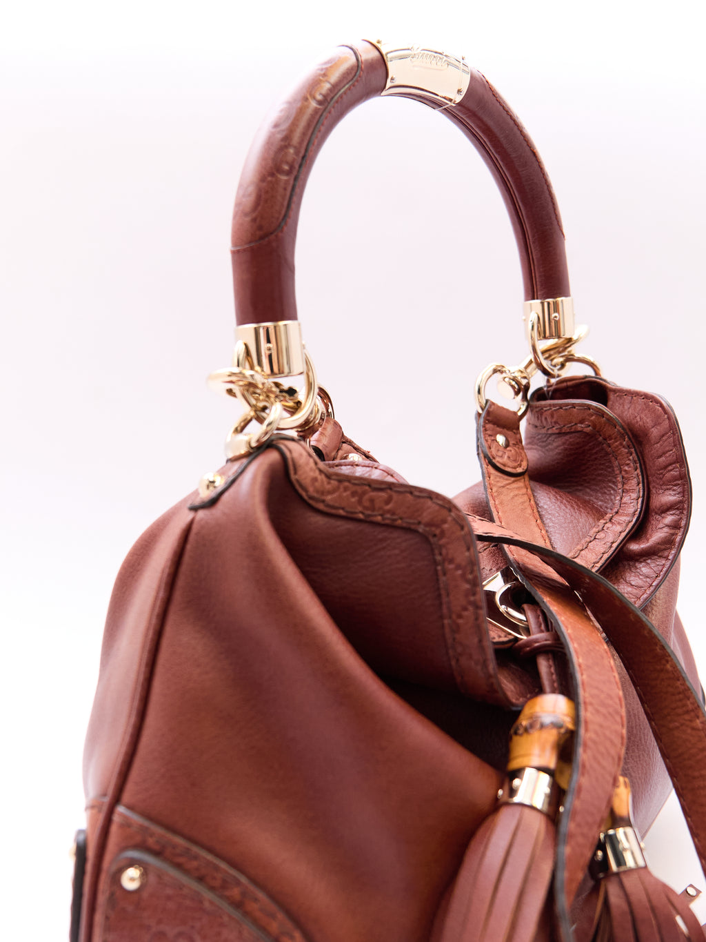 Gucci Brown Leather Indy Bag