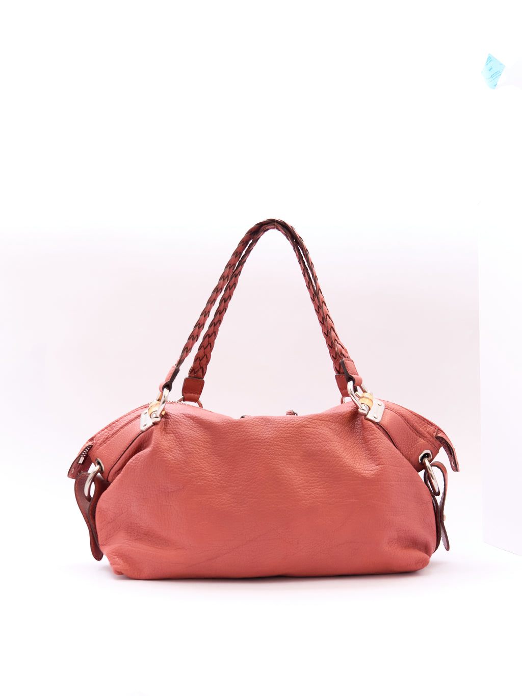 Gucci Orange Pebbled Leather Hobo Bag