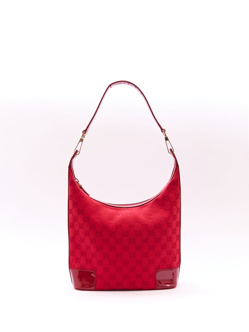 Gucci Red Monogram Sholder Bag