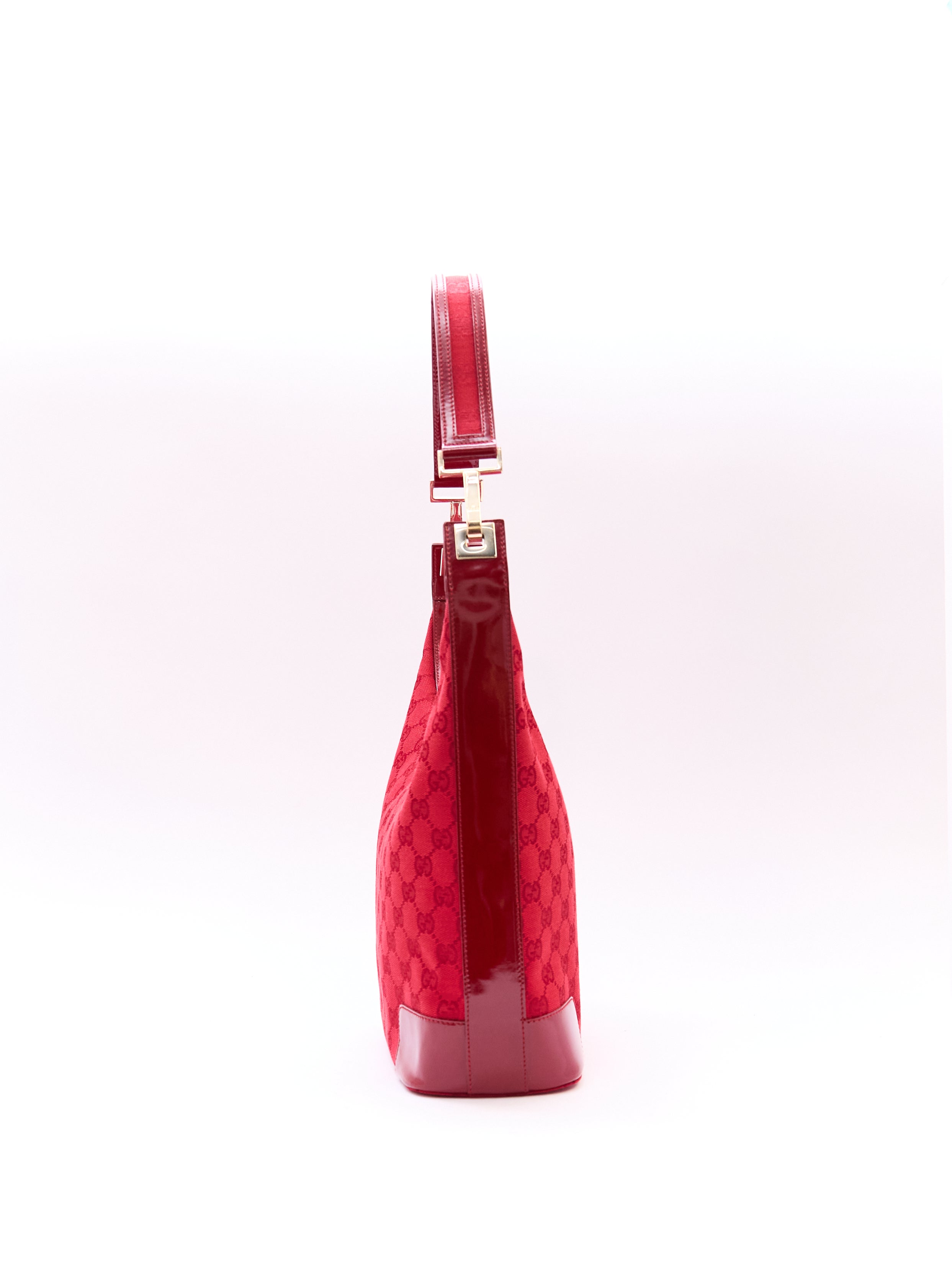 Gucci Red Monogram Sholder Bag