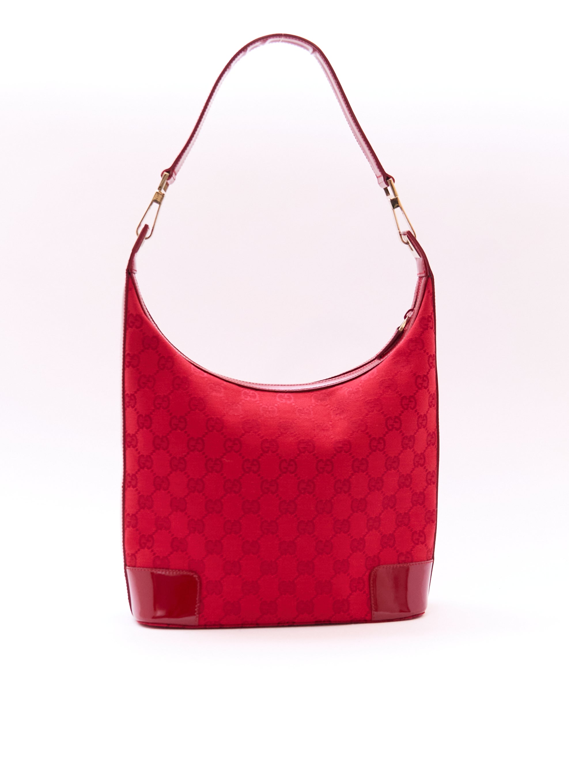 Gucci Red Monogram Sholder Bag