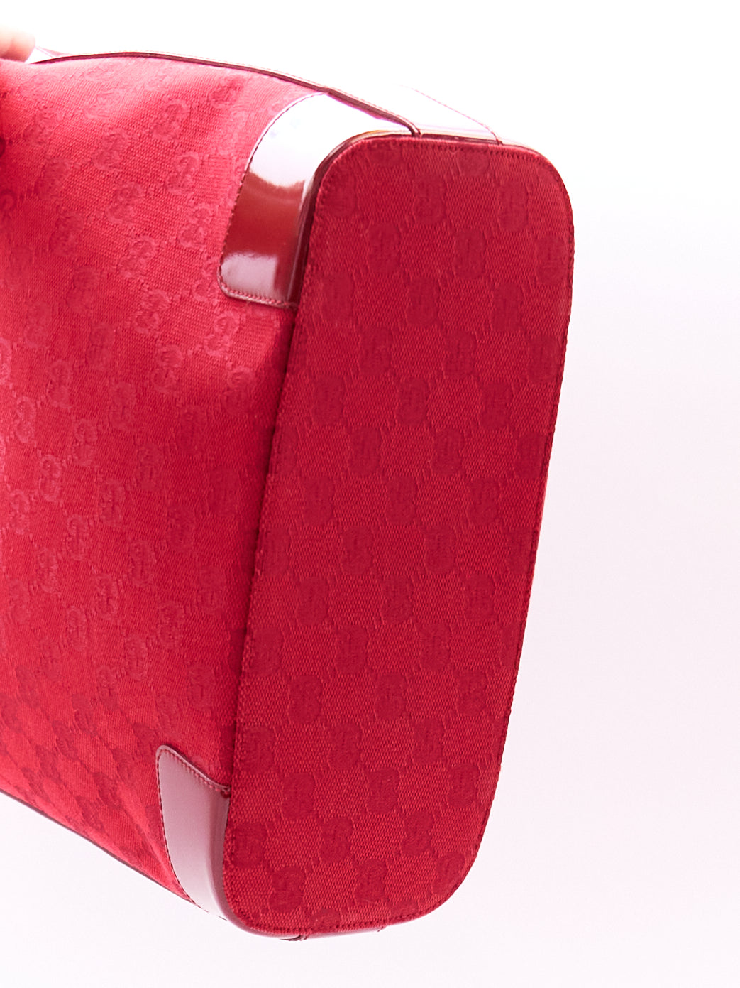 Gucci Red Monogram Sholder Bag