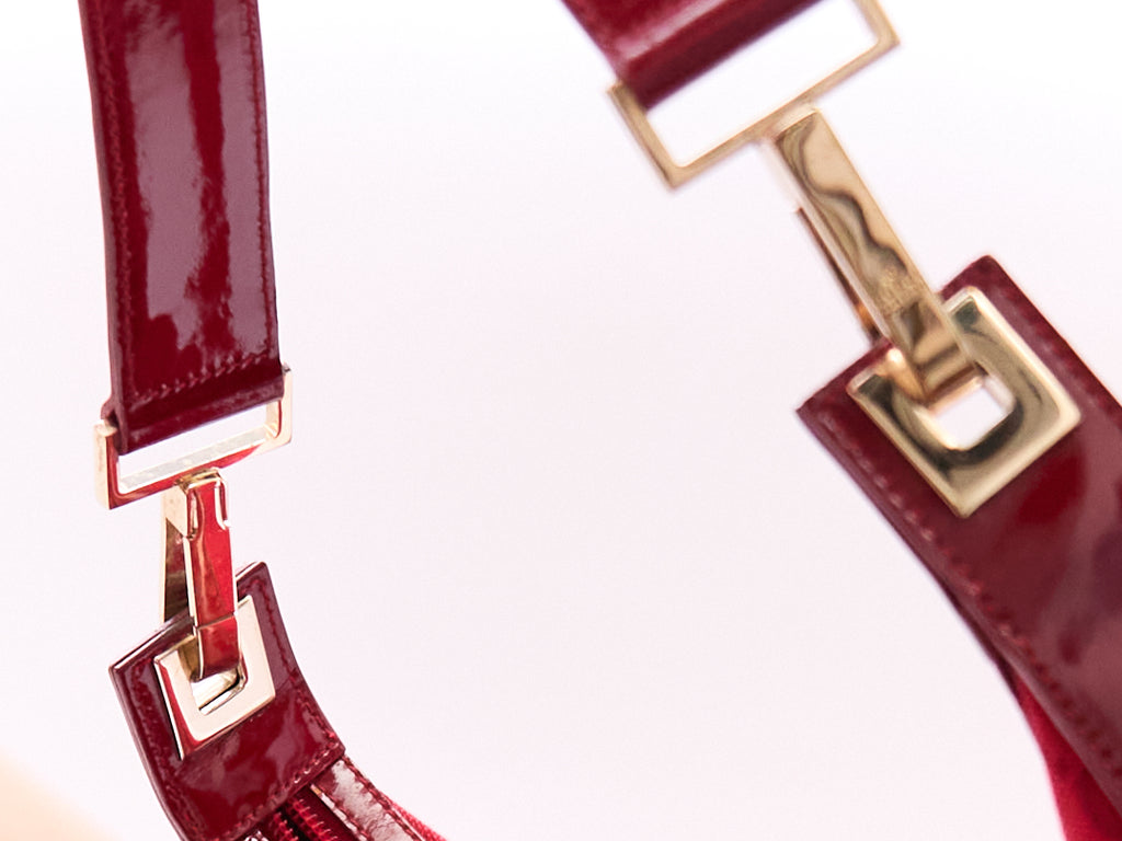 Gucci Red Monogram Sholder Bag