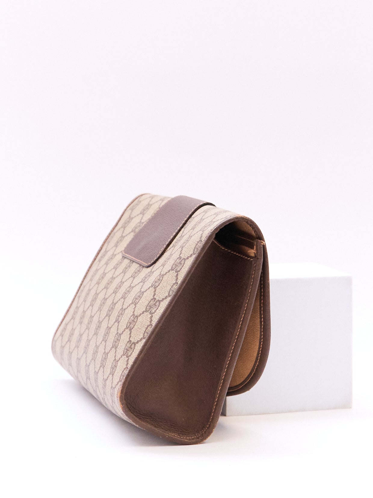 90's Gucci Brown Monomgram GG Clutch