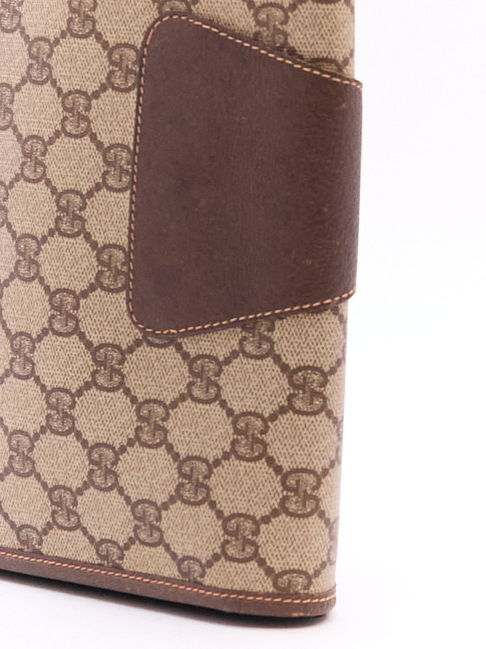 90's Gucci Brown Monomgram GG Clutch