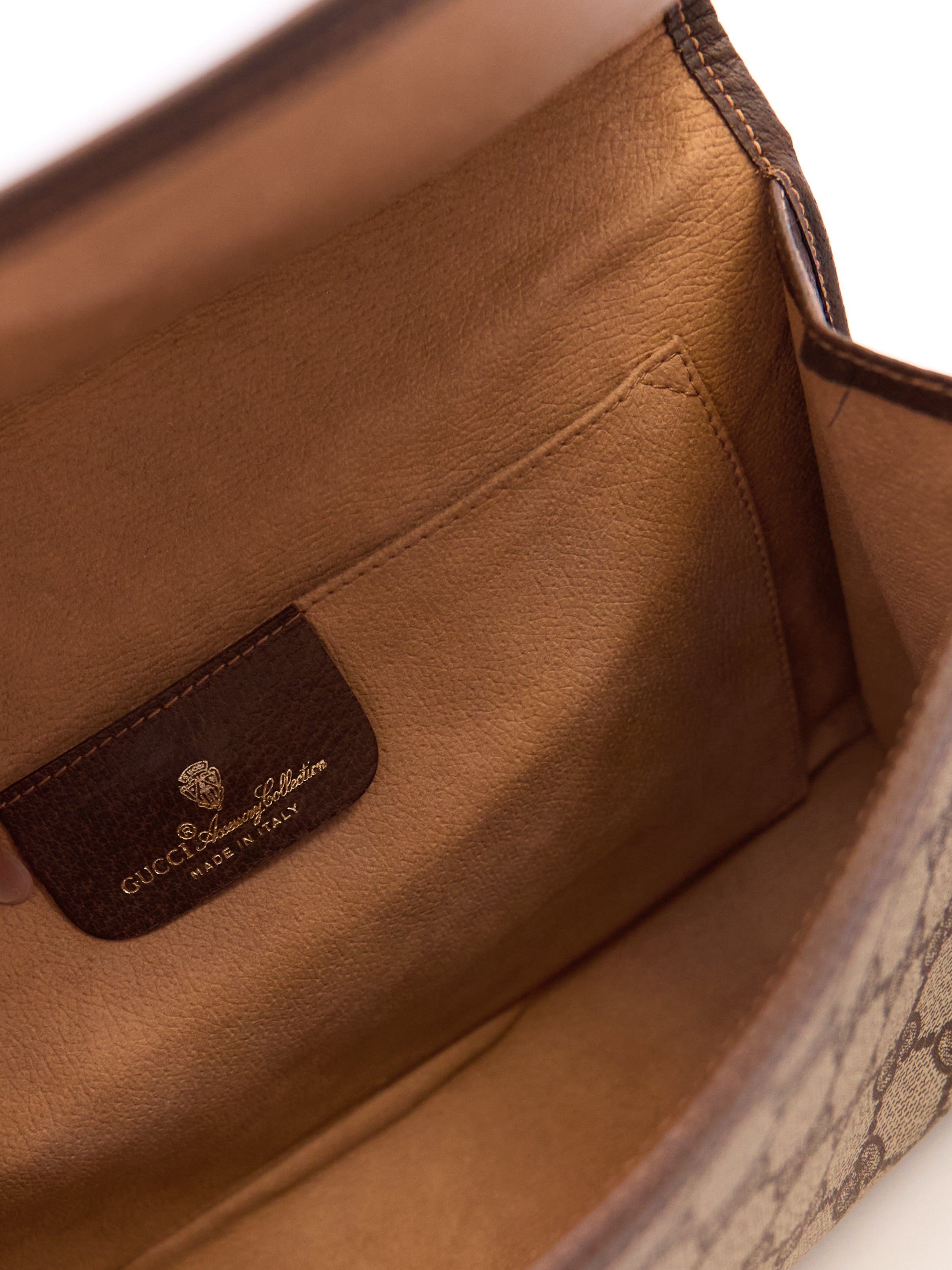 90's Gucci Brown Monomgram GG Clutch